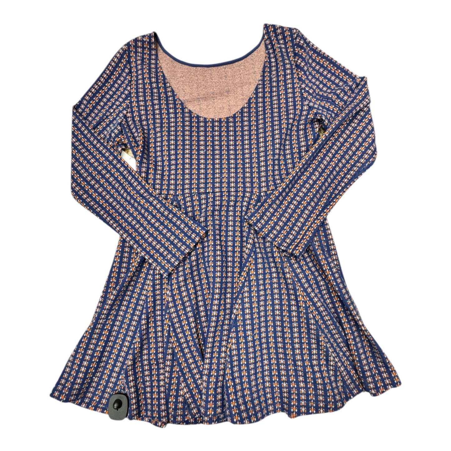 Dress Casual Midi By Anthropologie In Blue, Size:L