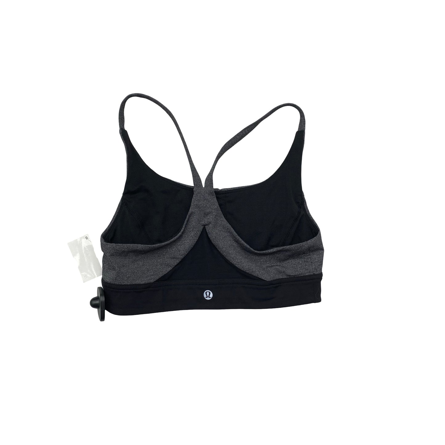 Athletic Bra By Lululemon In Black & Grey, Size:6