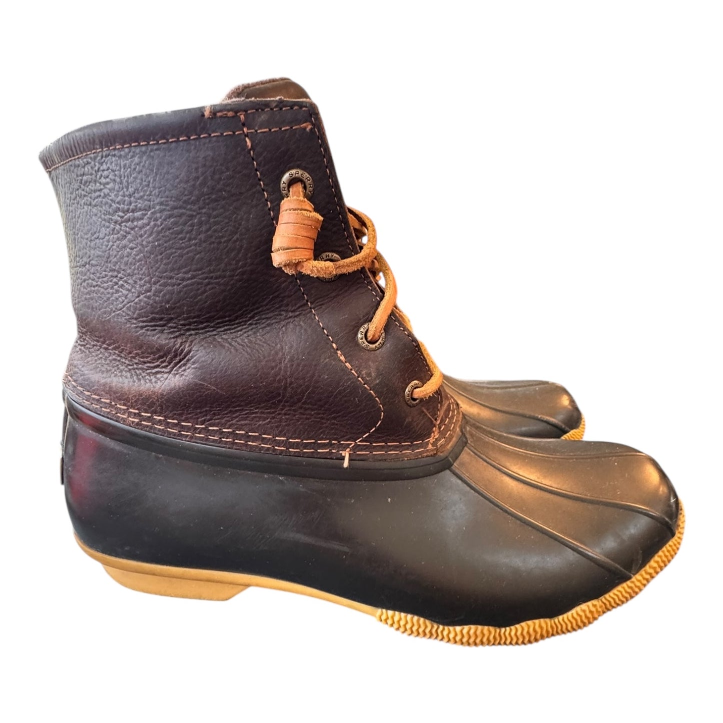 Boots Ankle Flats By Sperry In Brown, Size:10