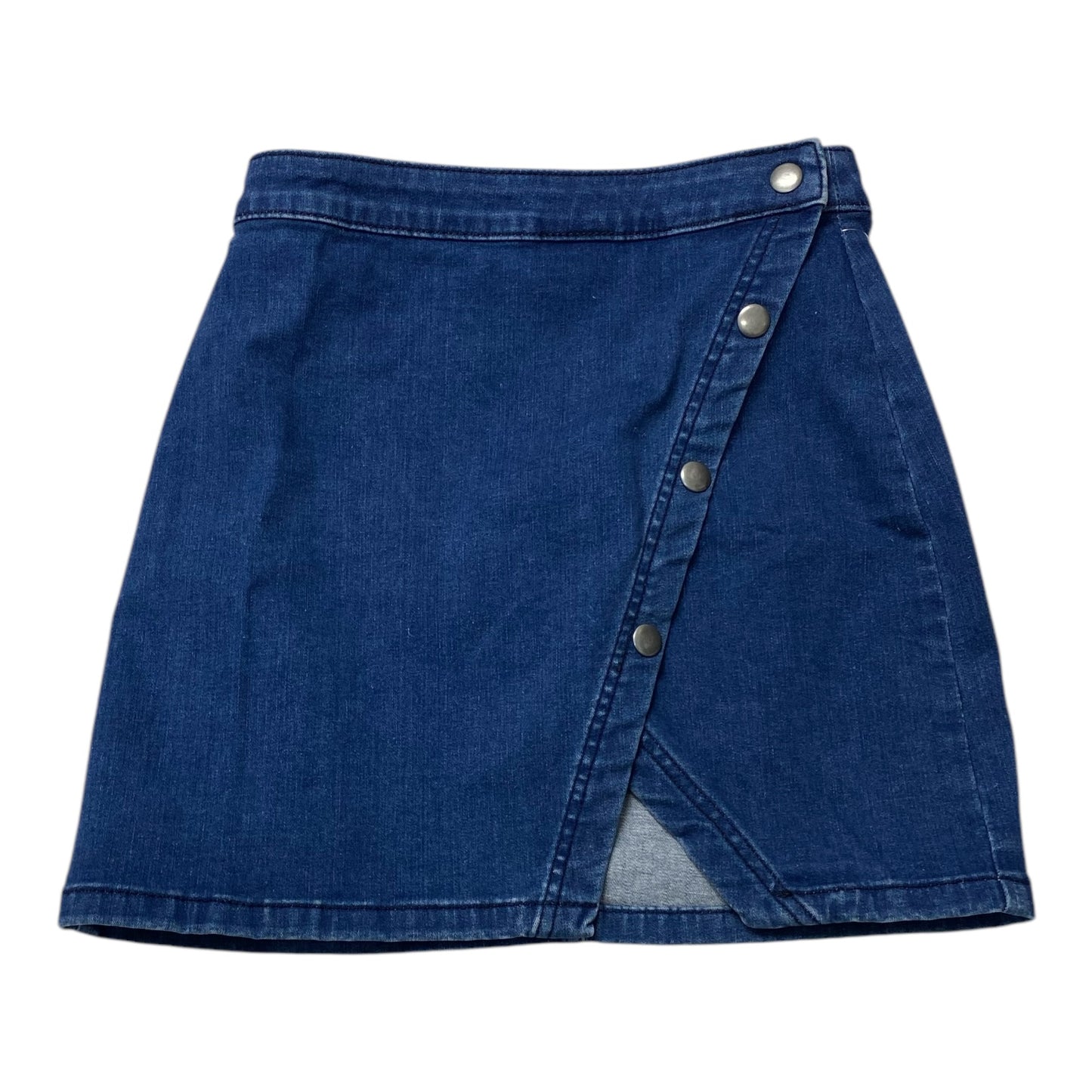 Skirt Midi By Free People In Blue Denim, Size:2