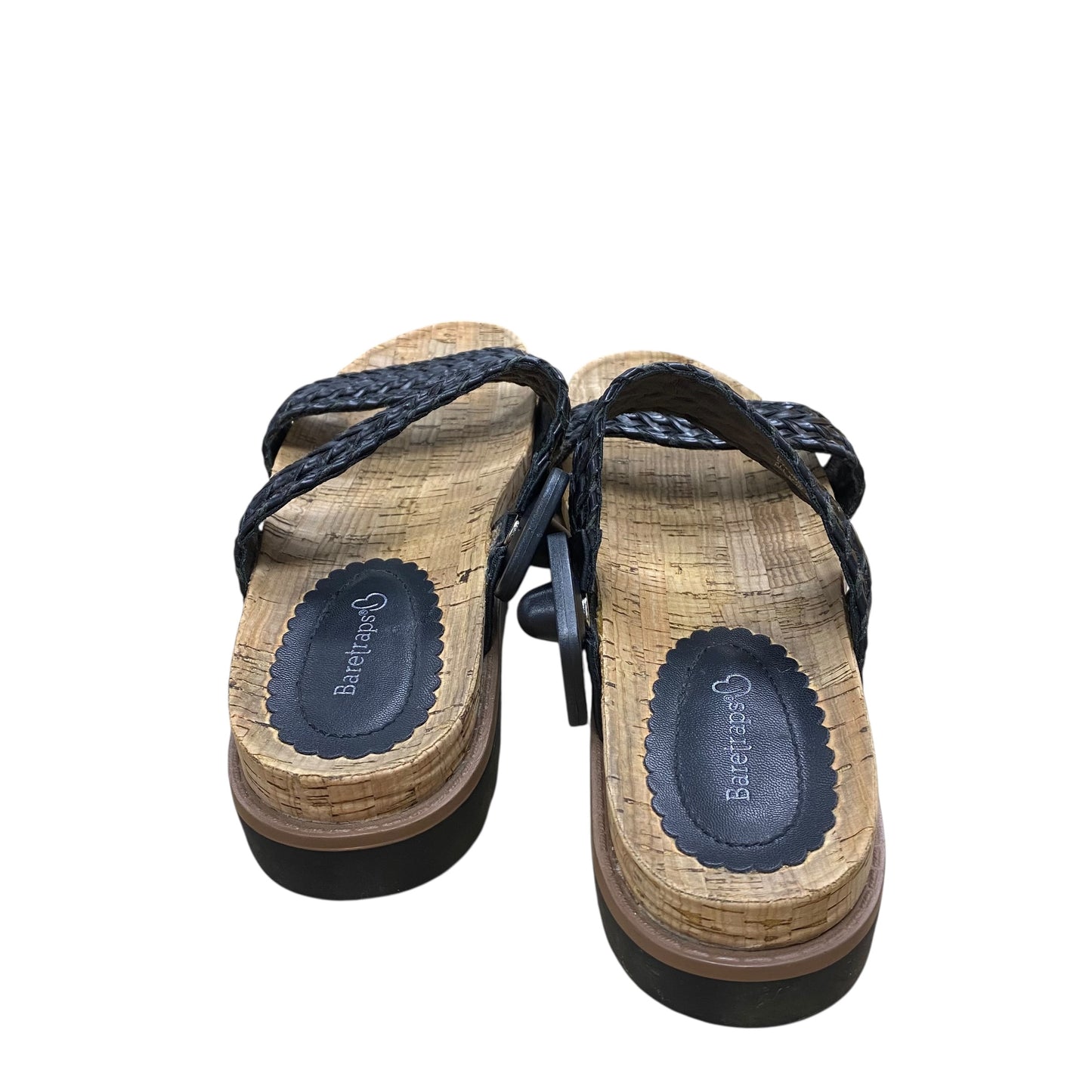 Sandals Flats By Bare Traps In Black, Size:8