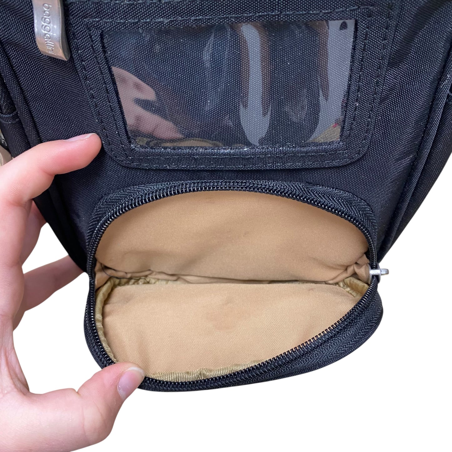 Handbag By Baggallini In Black, Size:Medium