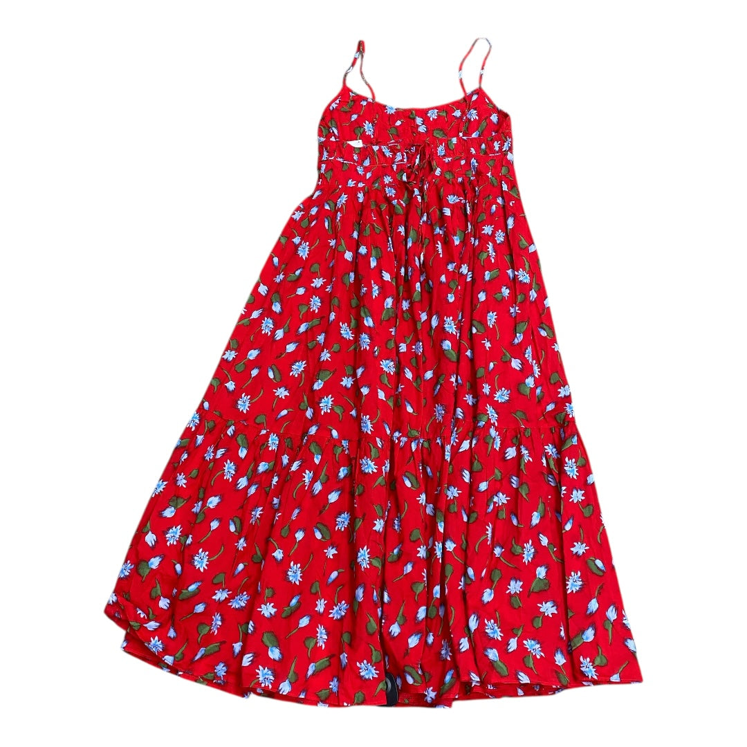Dress Casual Maxi By J. Crew In Floral Print, Size:M
