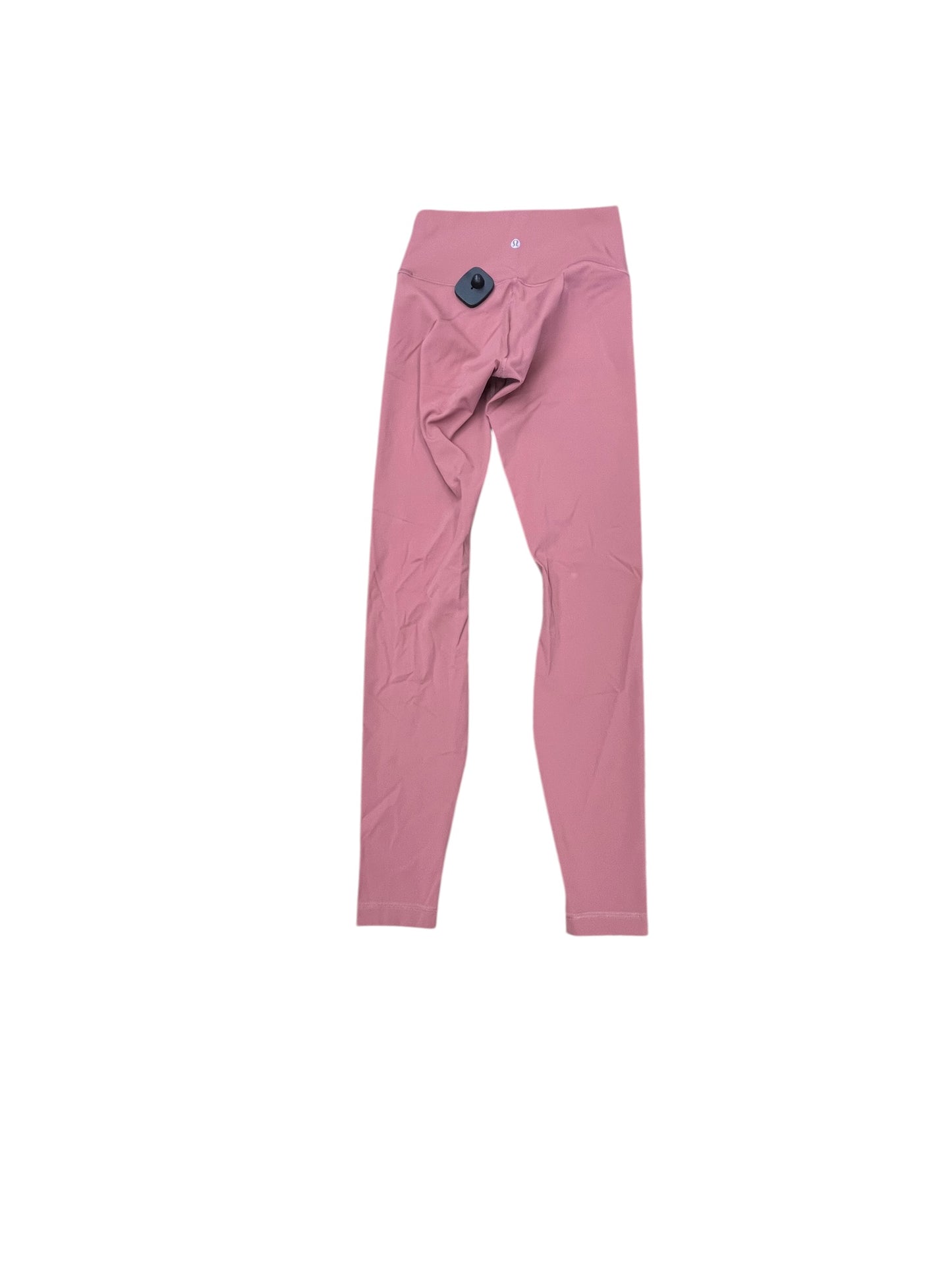 Athletic Leggings By Lululemon In Mauve, Size:4