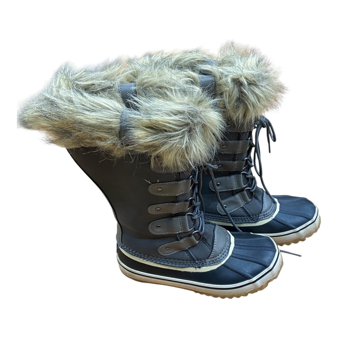 Boots Snow By Jbu By Jambu In Grey, Size:6.5