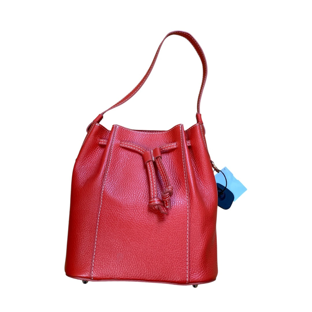Handbag Leather By Cmb In Orange, Size:Medium