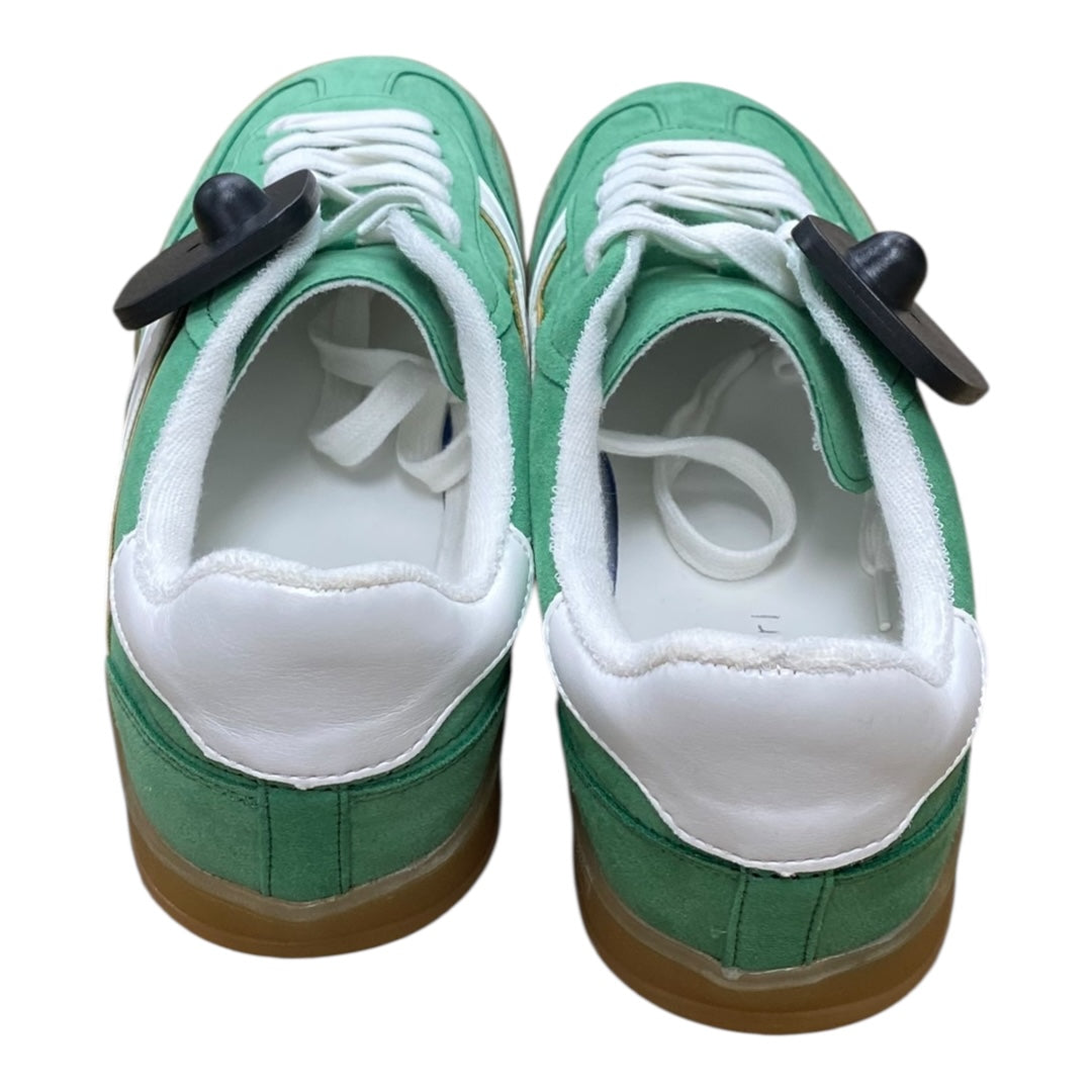 Shoes Sneakers By Madden Girl In Green & White, Size:8.5