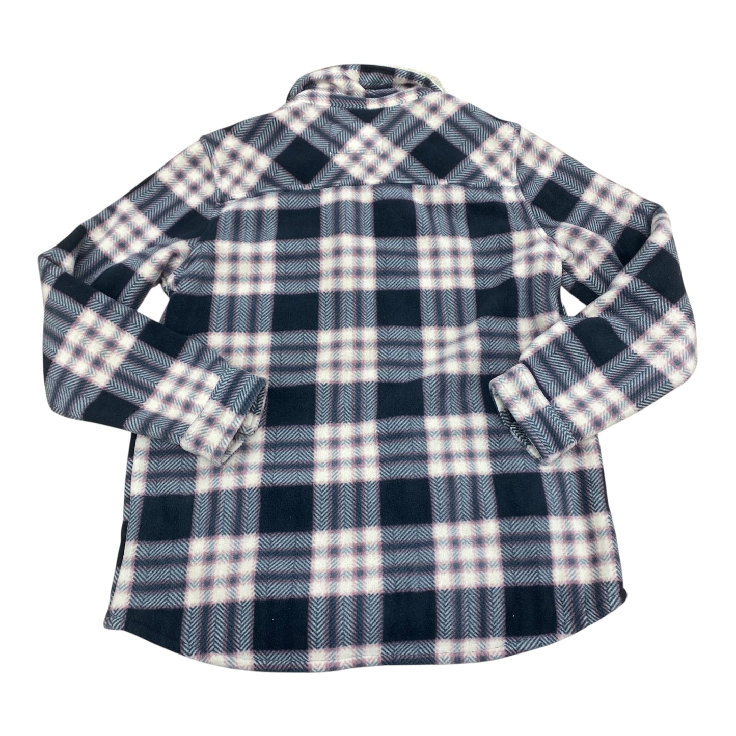 Jacket Shirt By Soho Threads In Plaid Pattern, Size:Sp