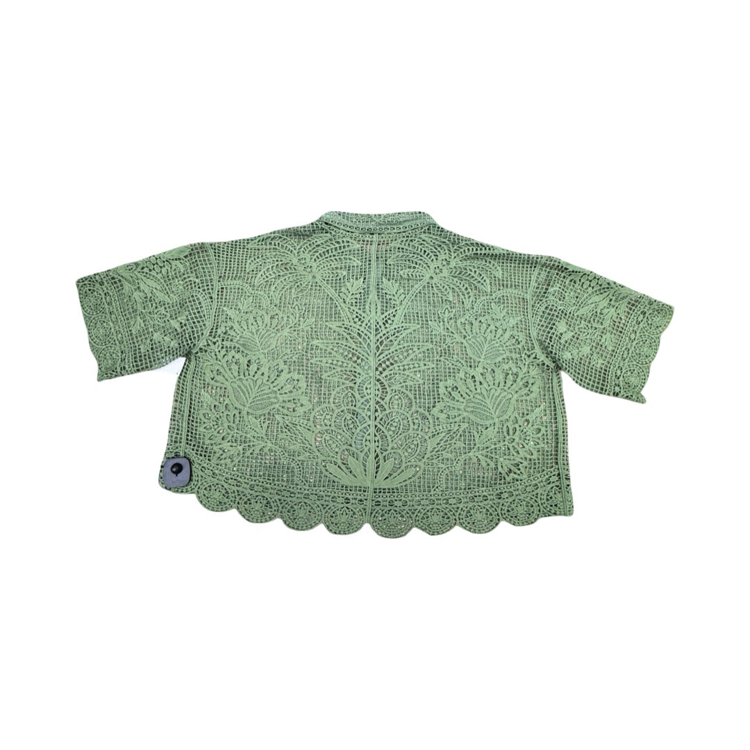 Top Ss Designer By Farm Rio In Green, Size:Xl