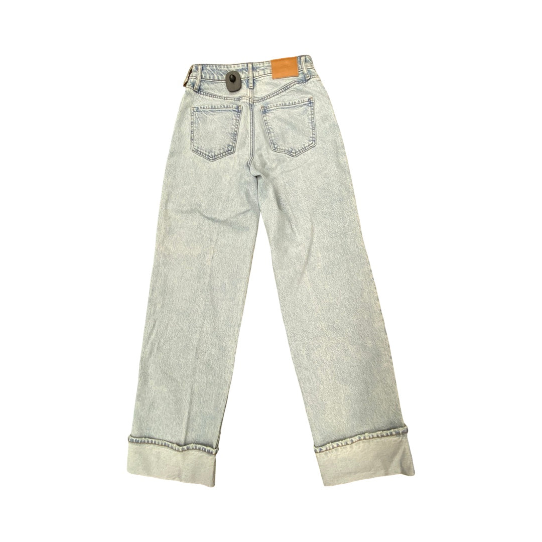 Jeans Straight By Express In Blue Denim, Size:2