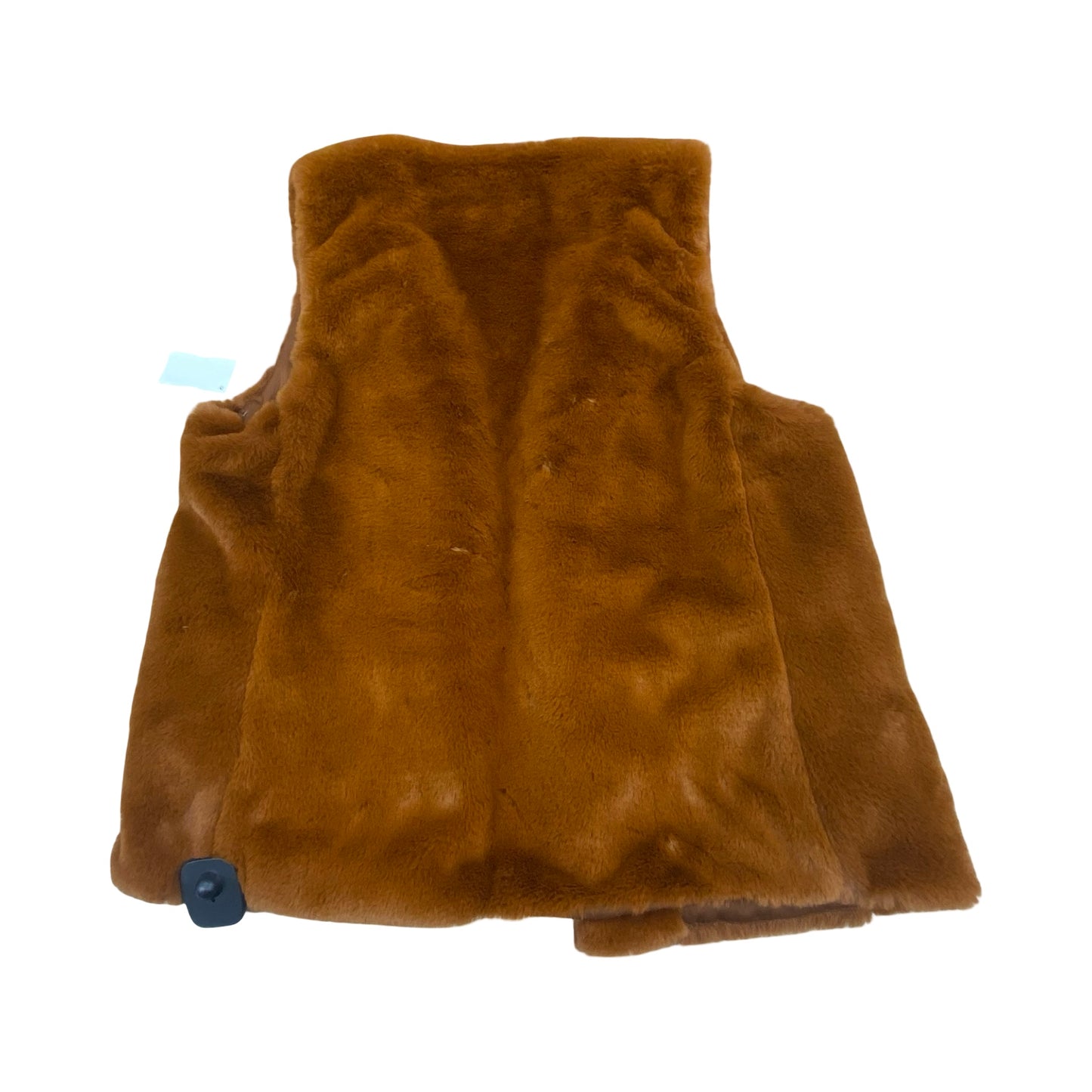 Vest Faux Fur & Sherpa By Stella And Dot In Brown, Size:M