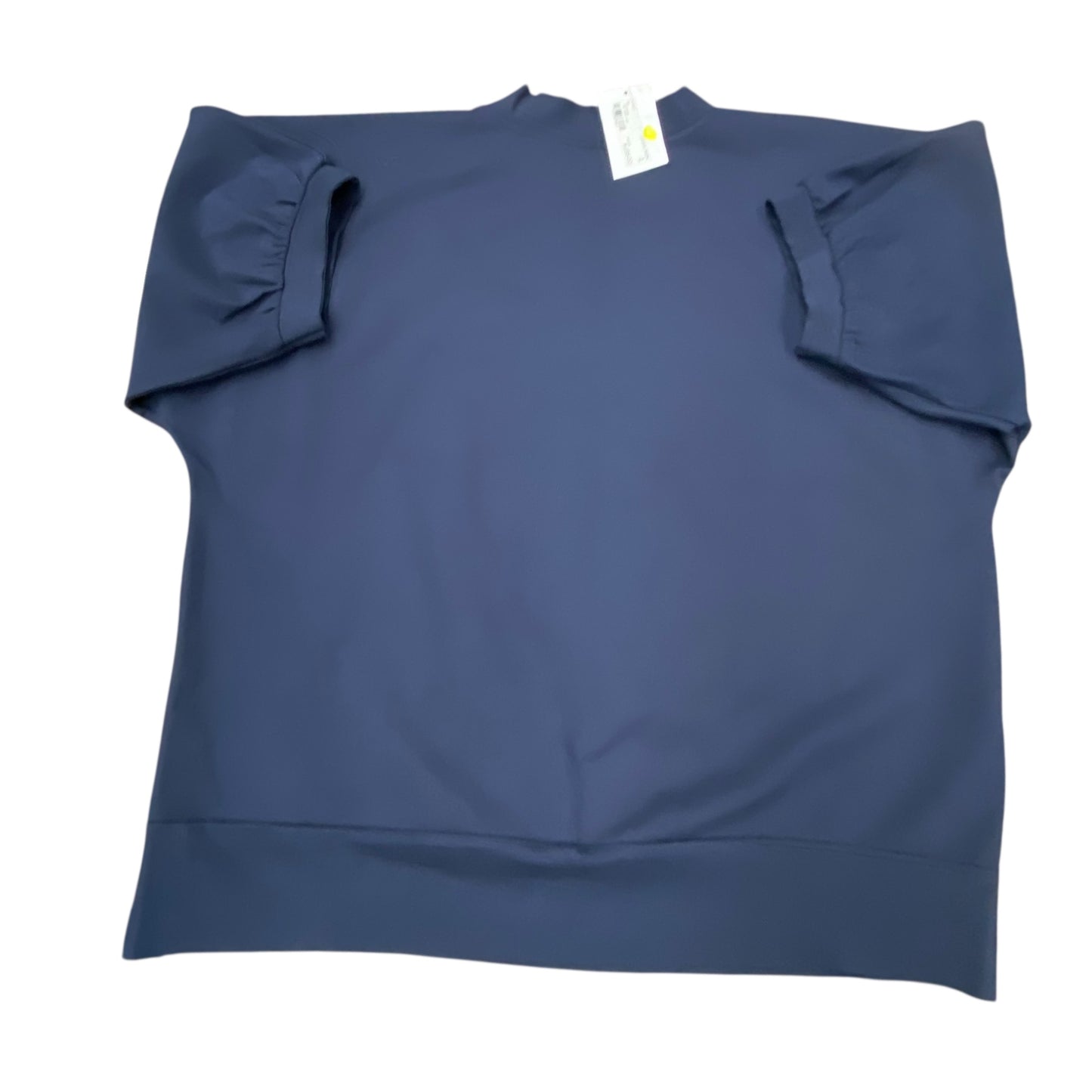 Top Ss Designer By Planet by Lauren G In Navy, Size:L