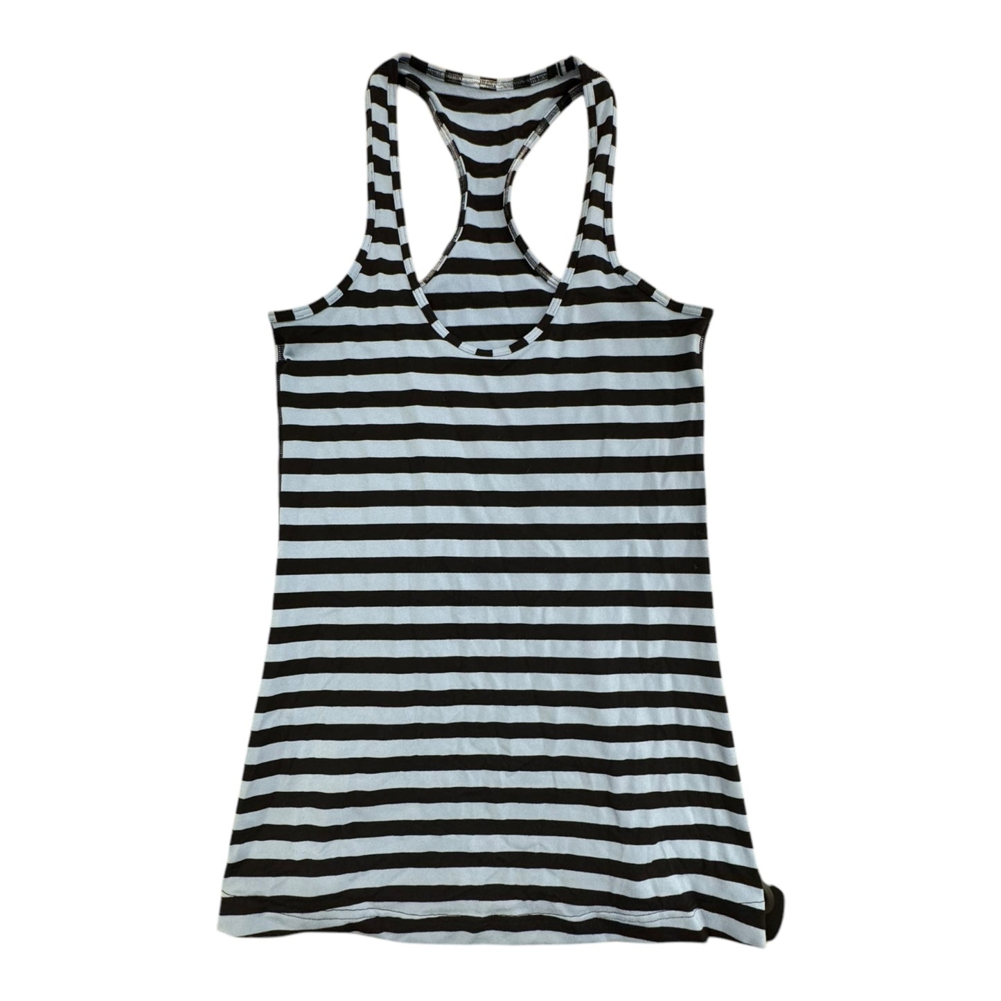 Athletic Tank Top By Lululemon In Striped Pattern, Size:6