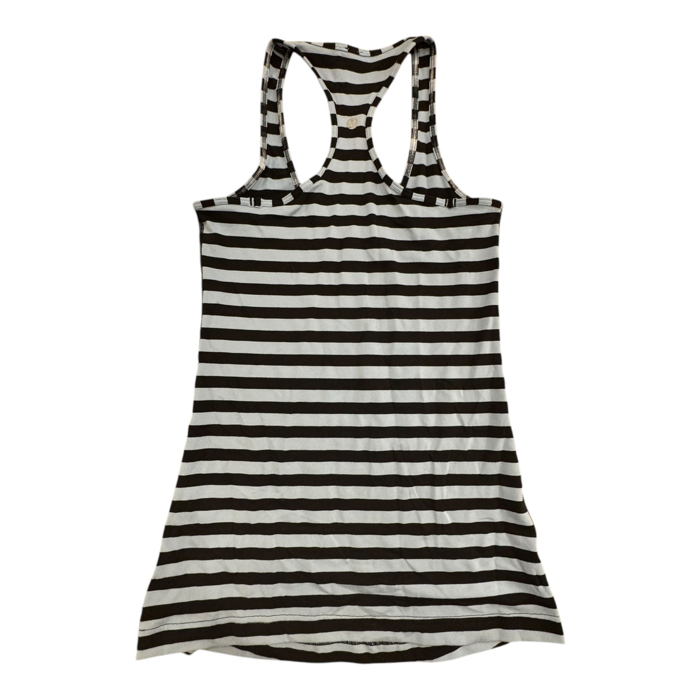 Athletic Tank Top By Lululemon In Striped Pattern, Size:6
