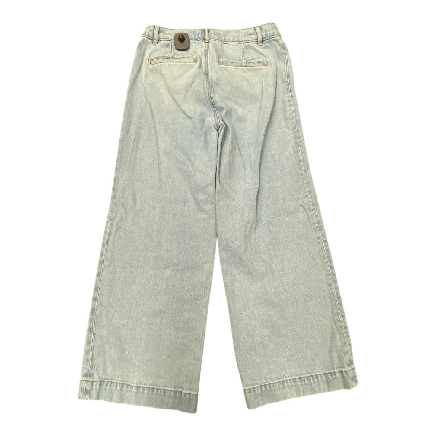 Jeans Wide Leg By Loft In Blue Denim, Size:6