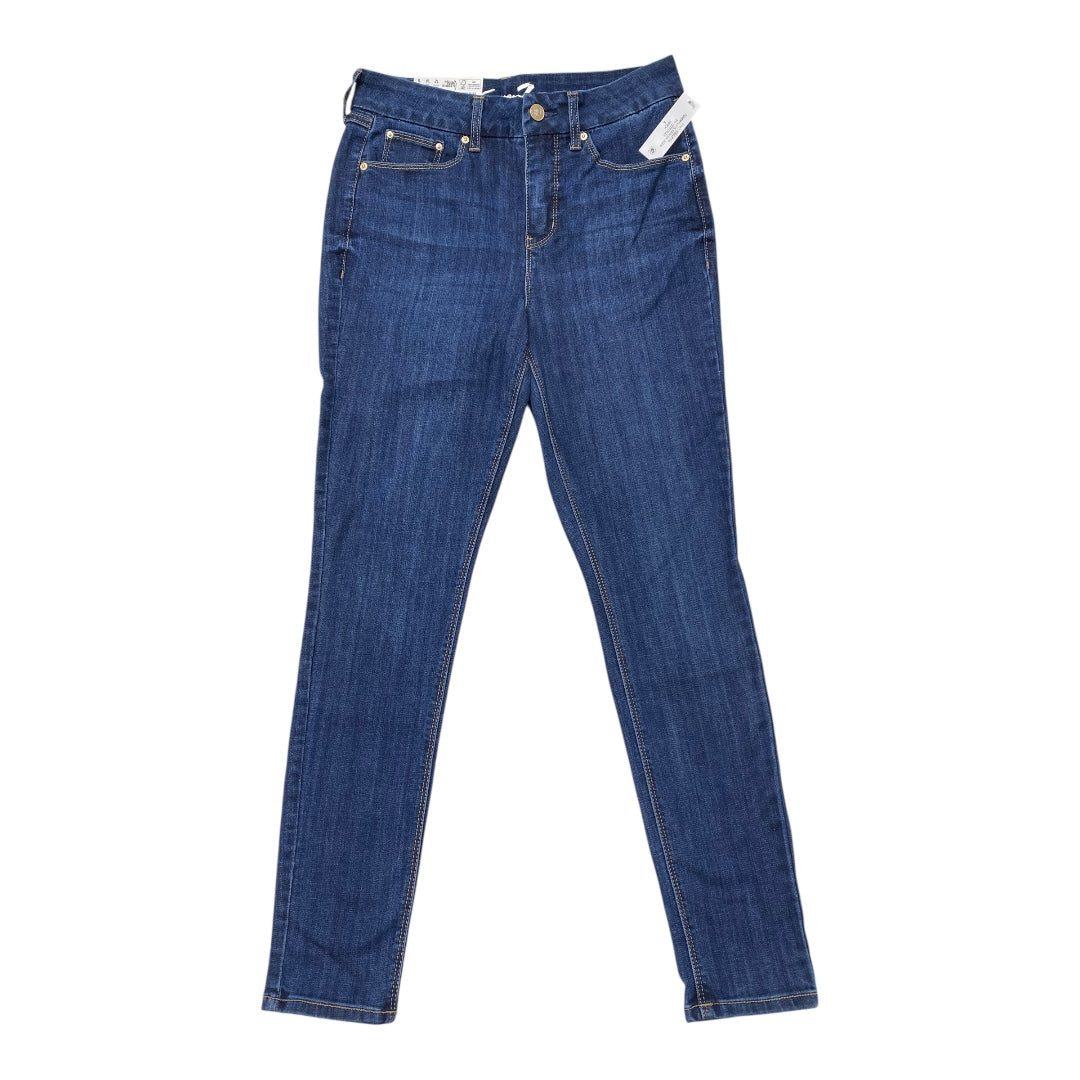 Jeans Skinny By 7 For All Mankind In Blue Denim, Size:8