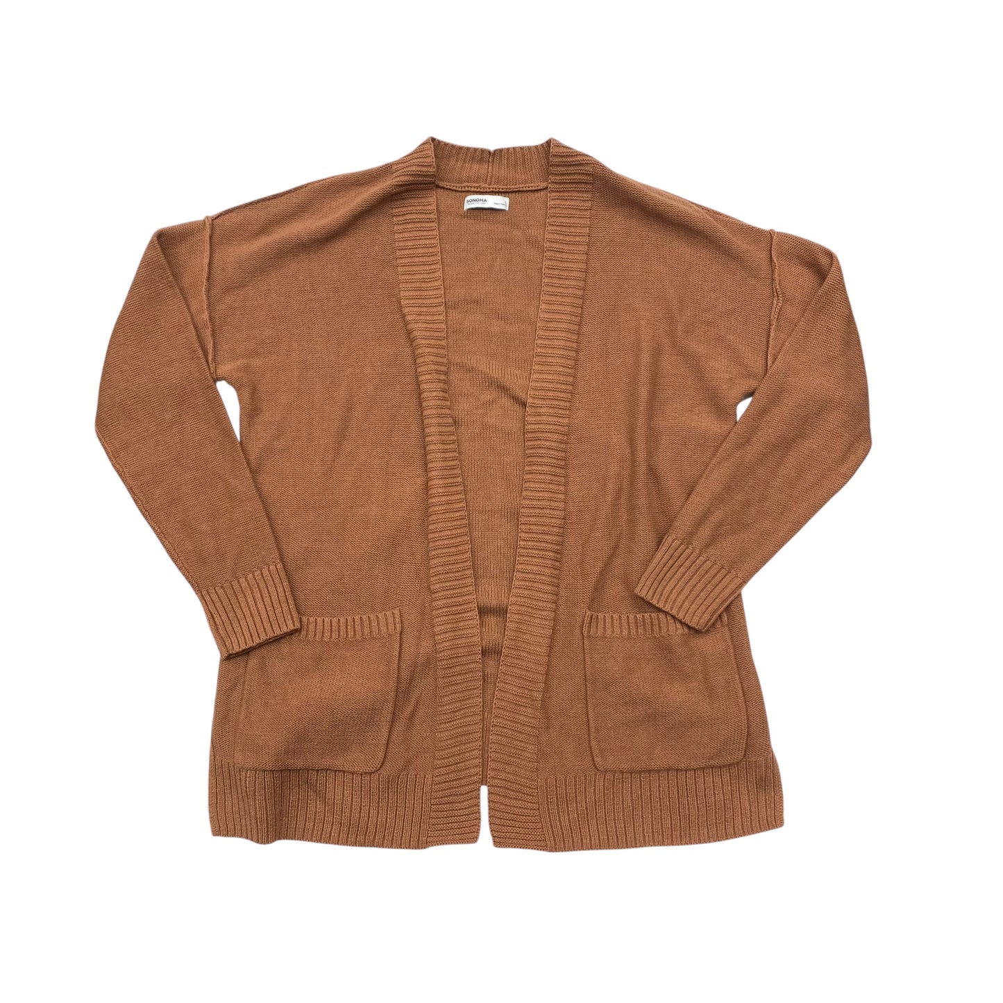 Sweater Cardigan By Sonoma In Brown, Size:L