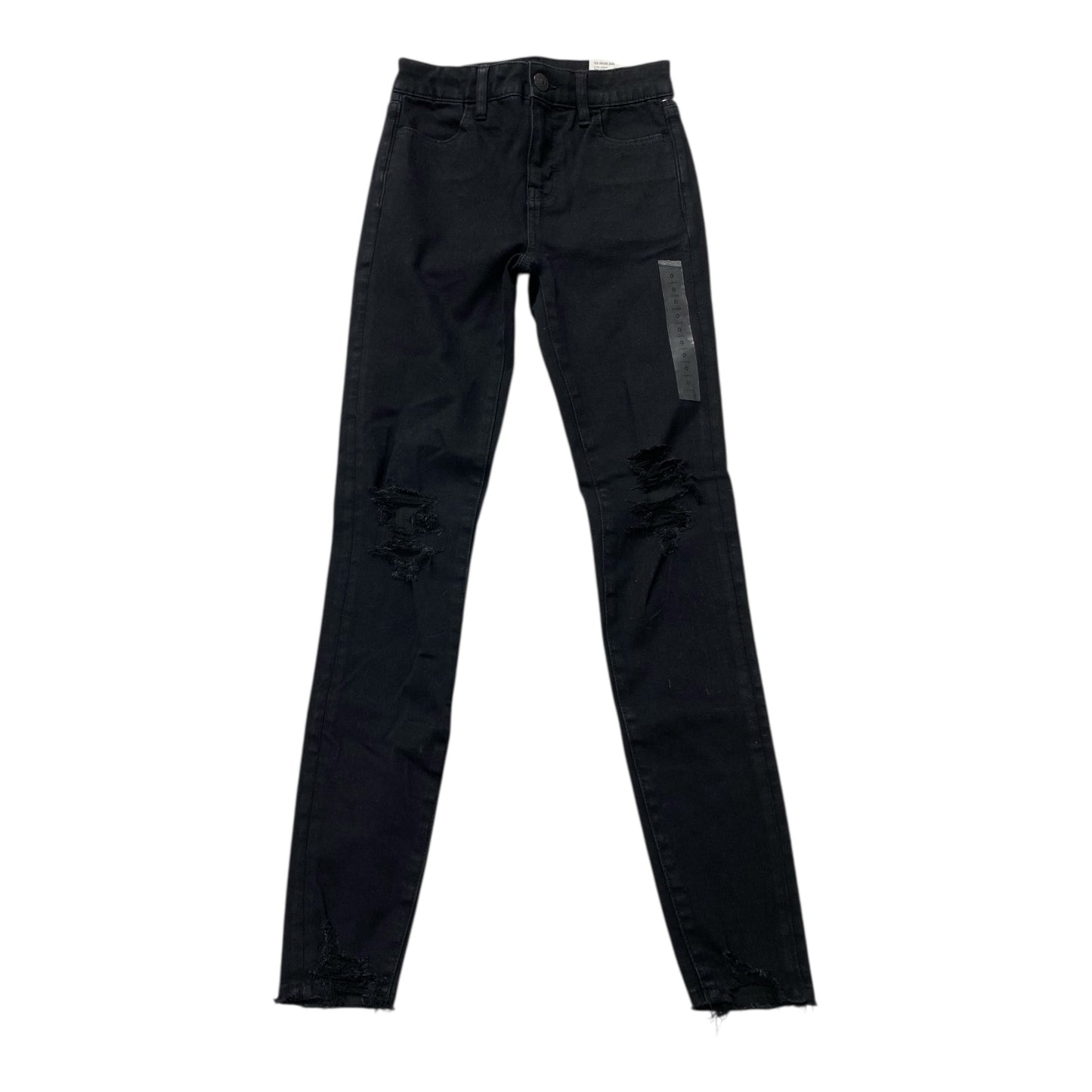 Jeans Skinny By American Eagle In Black, Size:0