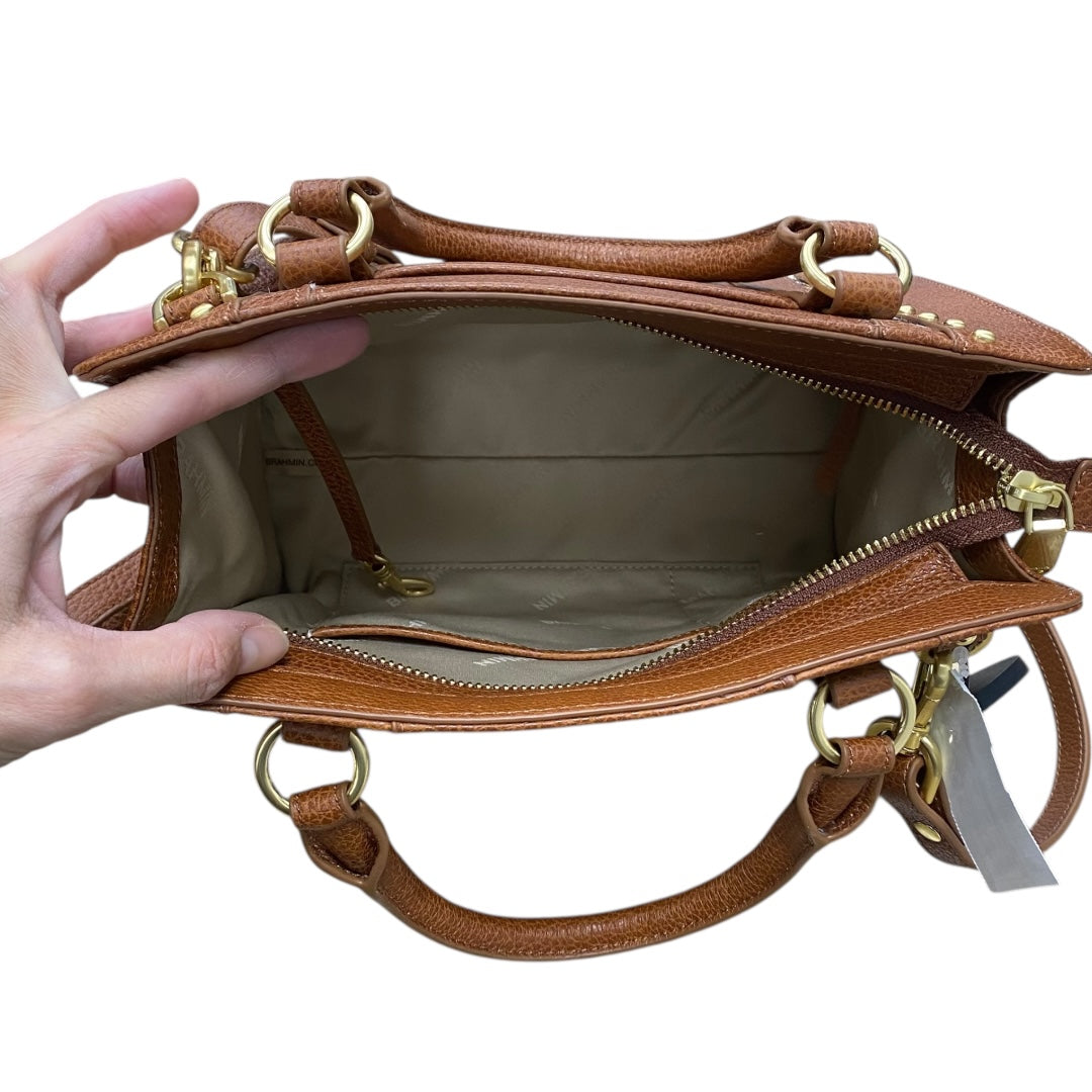 Handbag Designer By Brahmin In Brown, Size:Medium