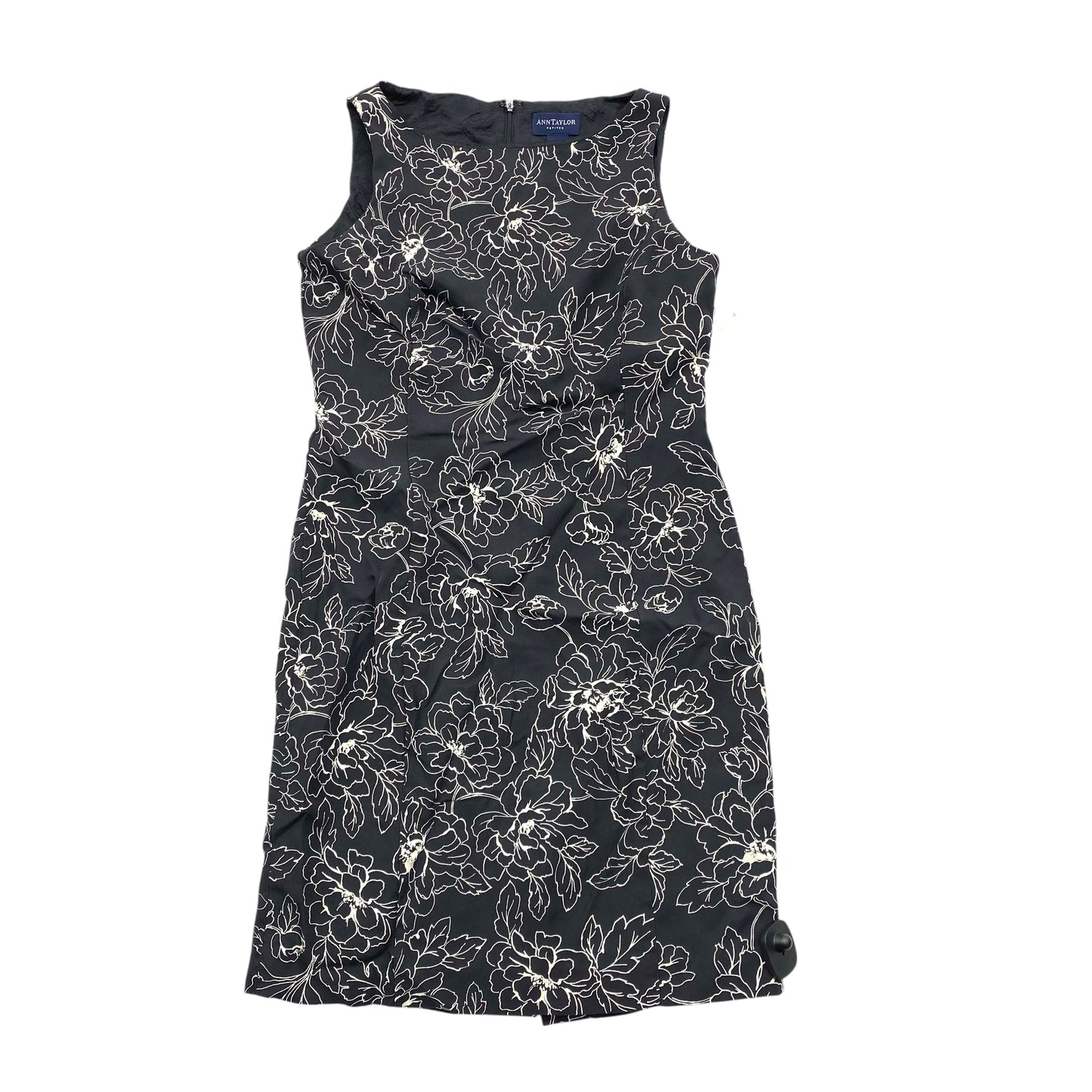 Dress Party Short By Ann Taylor In Black & White, Size:6P