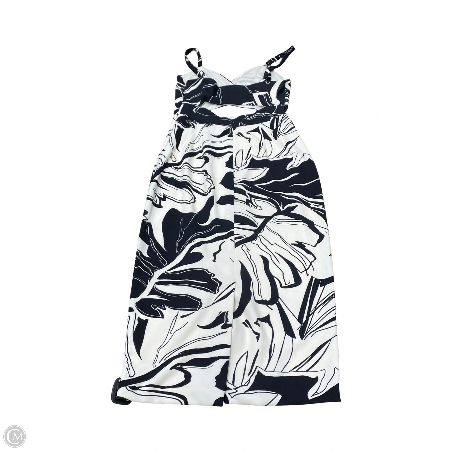 Dress Casual Midi By Express In Black & White, Size: S