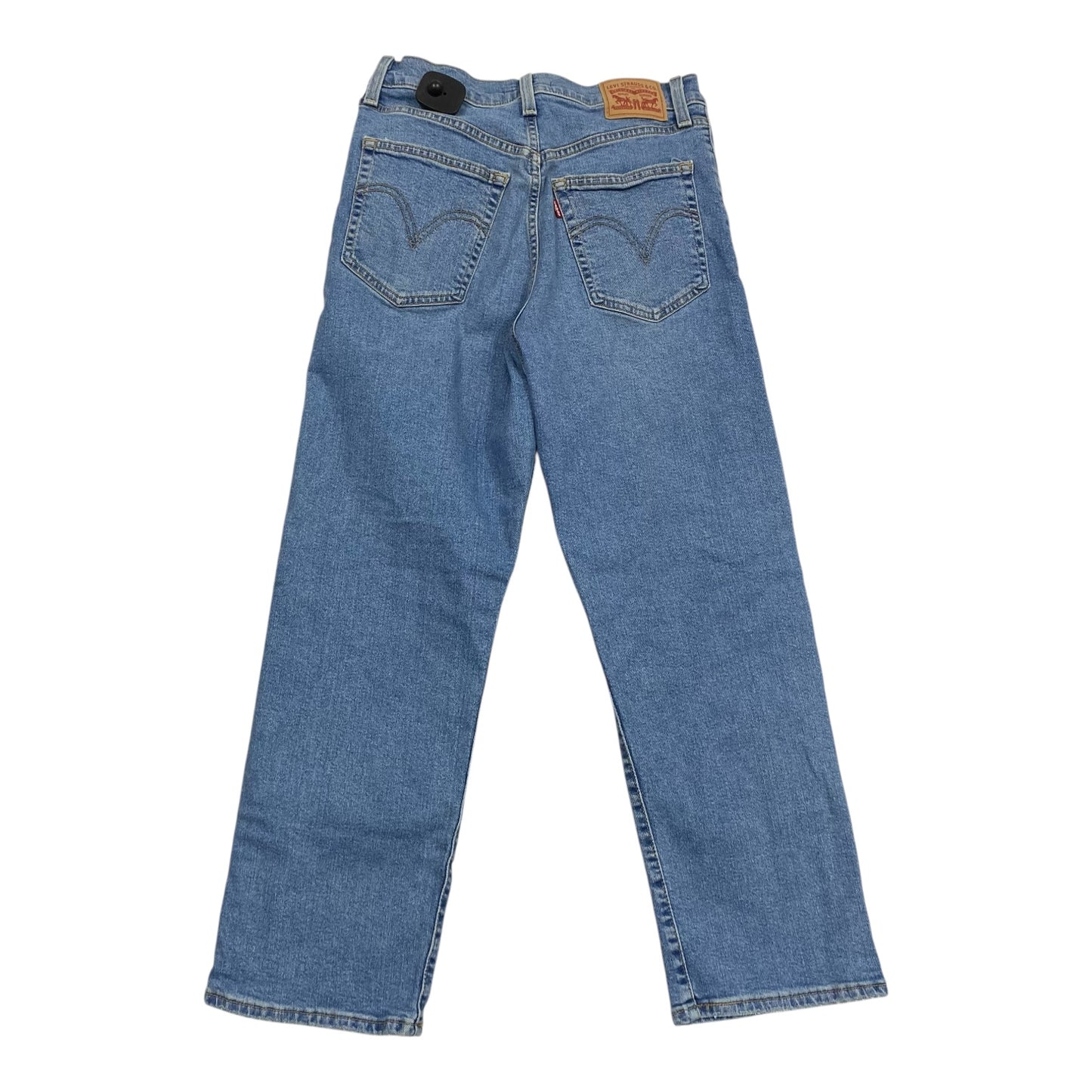 Jeans Straight By Levis In Blue Denim, Size:8