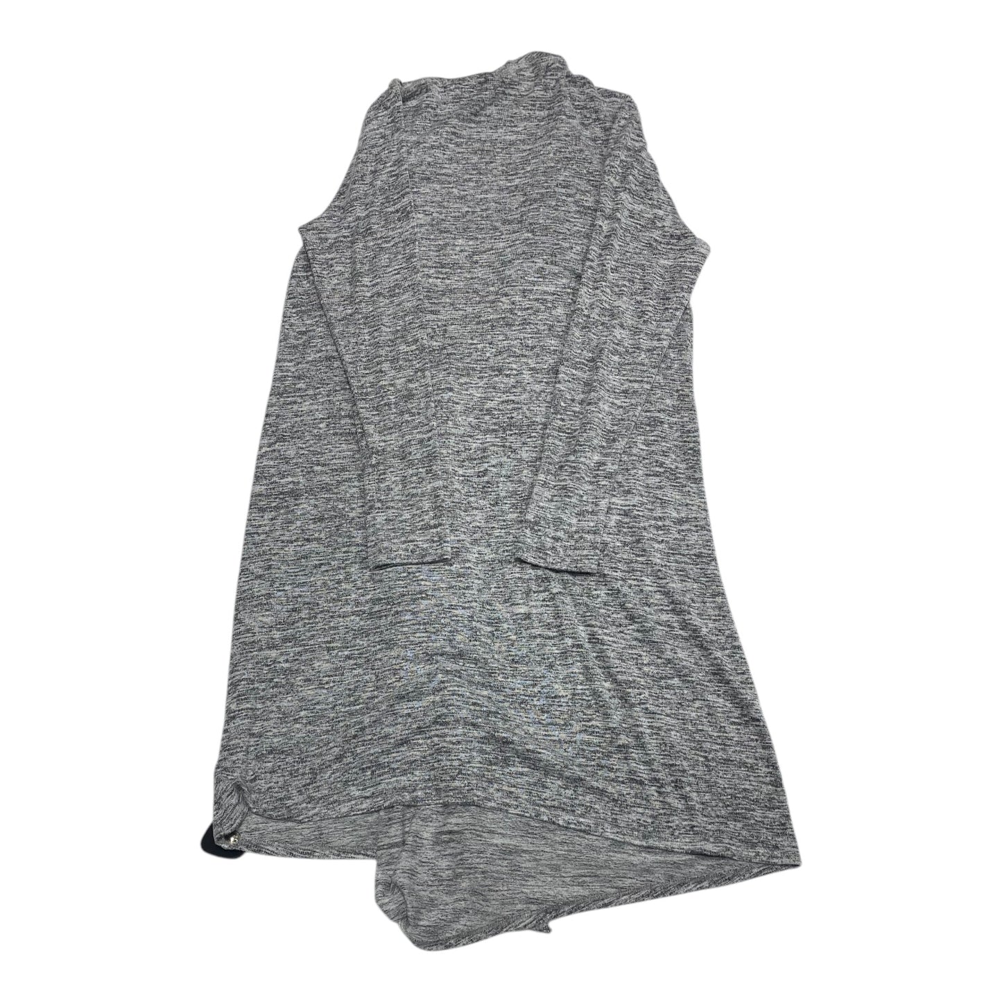 Sweater Cardigan By Soma In Grey, Size: M