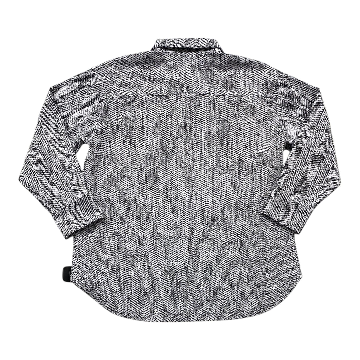 Top Long Sleeve By Athleta In Black & White, Size: L