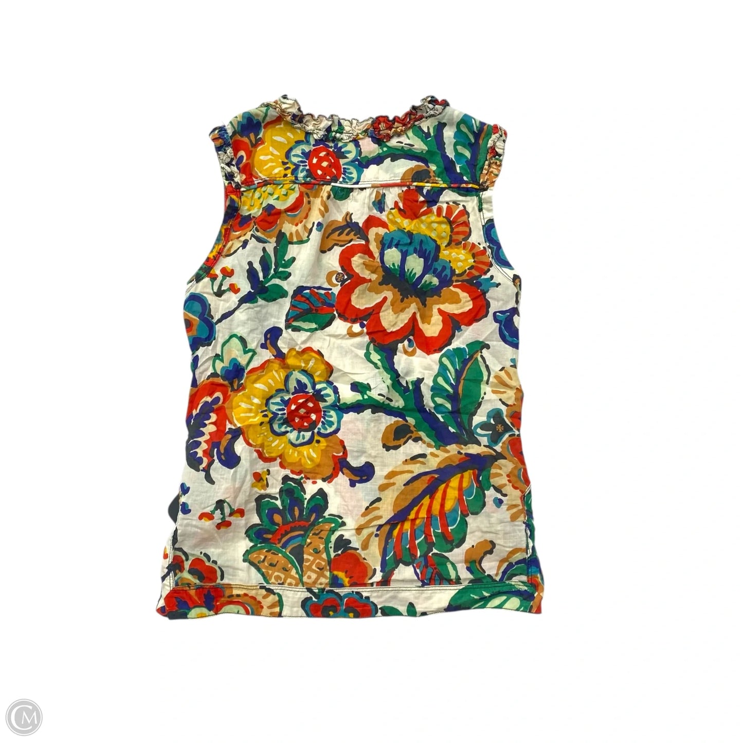 Top Sleeveless Designer By Tory Burch In Multi-colored, Size: Xs