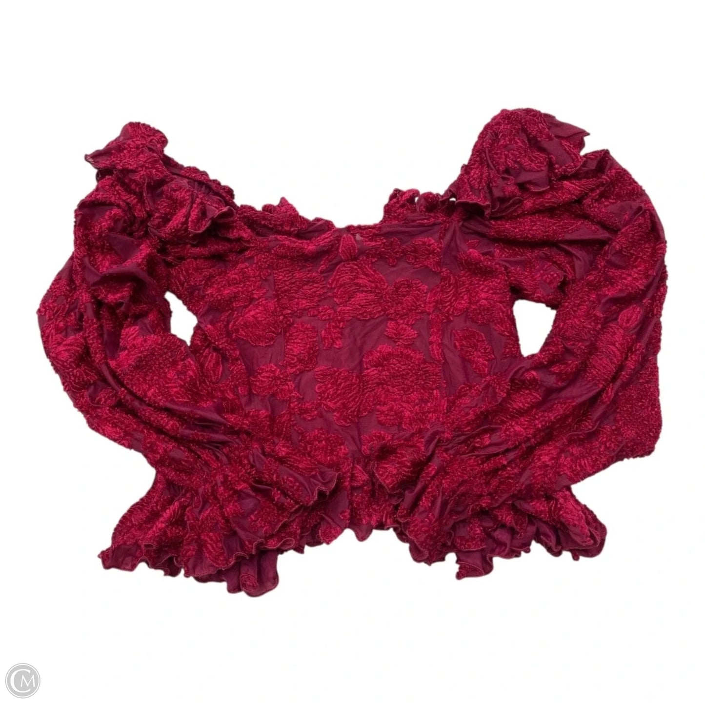 Top Long Sleeve By Anthropologie In Purple, Size: M