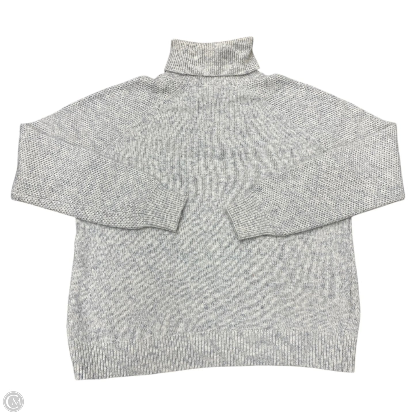 Sweater By Loft In Blue & White, Size: M