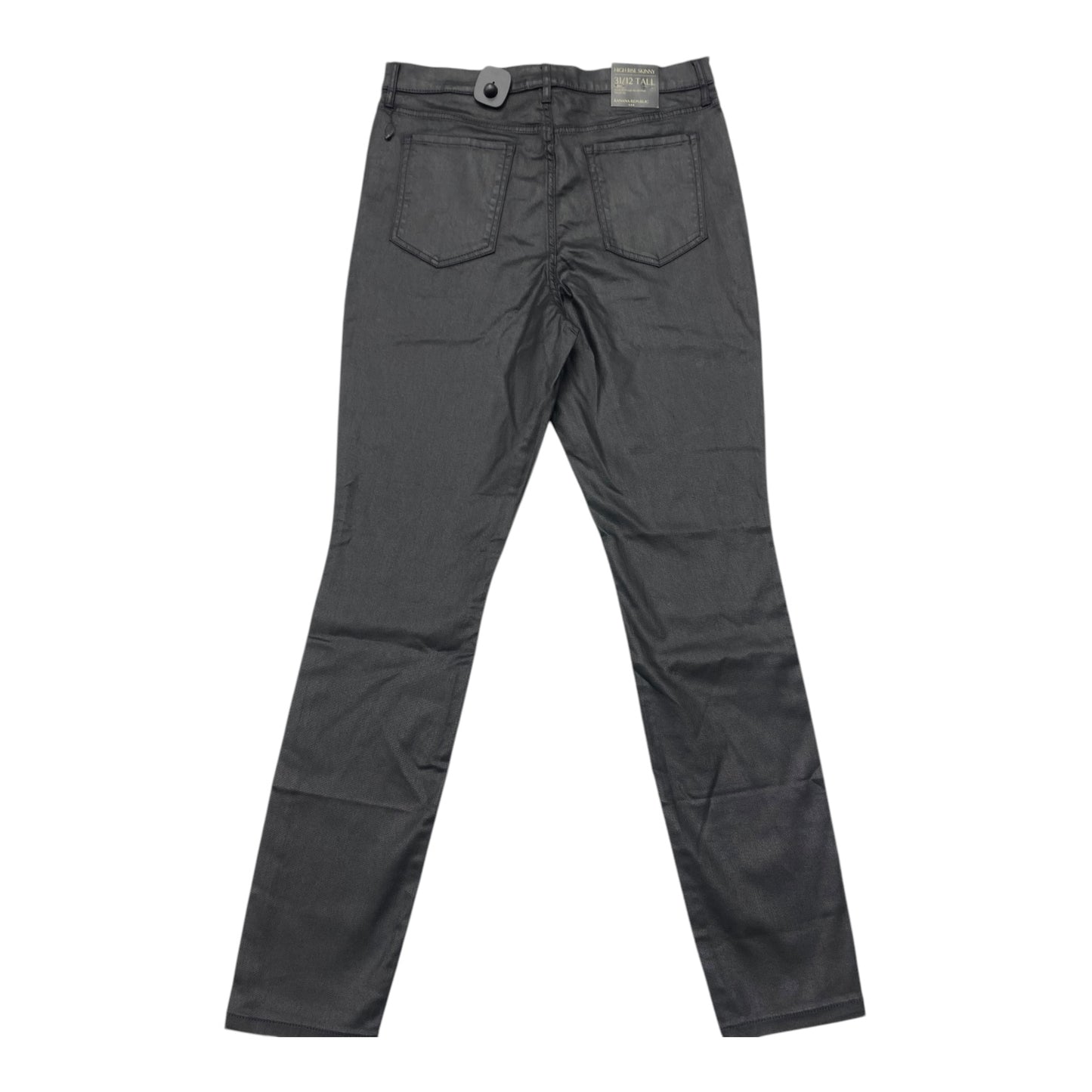 Jeans Skinny By Banana Republic In Black, Size: 12l