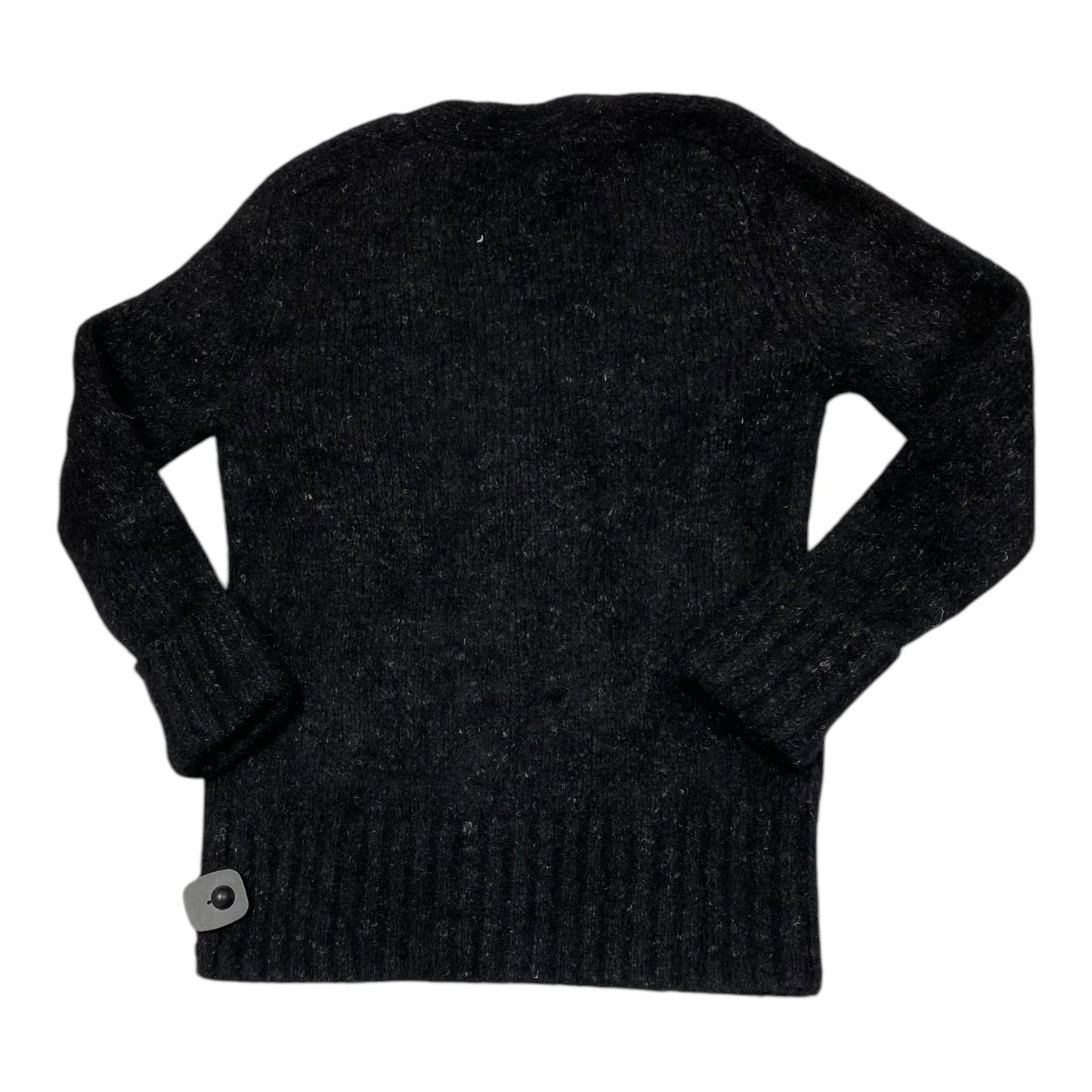 Sweater Cardigan By Banana Republic In Black & Grey, Size: Xs