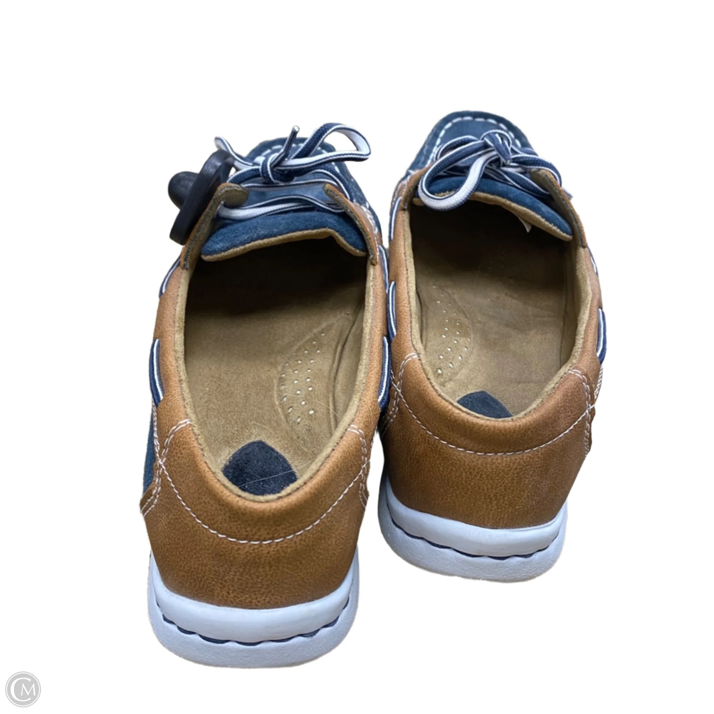 Shoes Flats By Bass In Blue & Brown, Size: 7.5