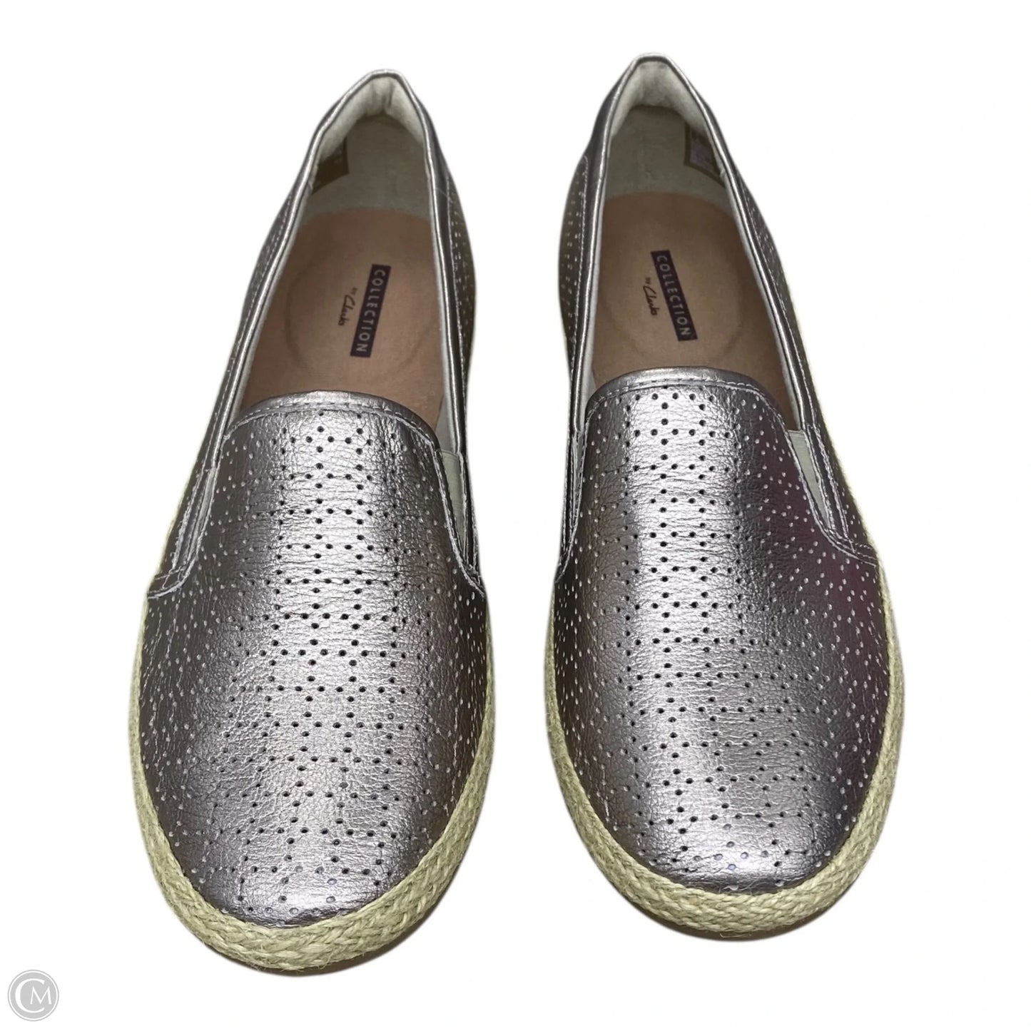 Shoes Flats By Clarks In Gold, Size: 9.5