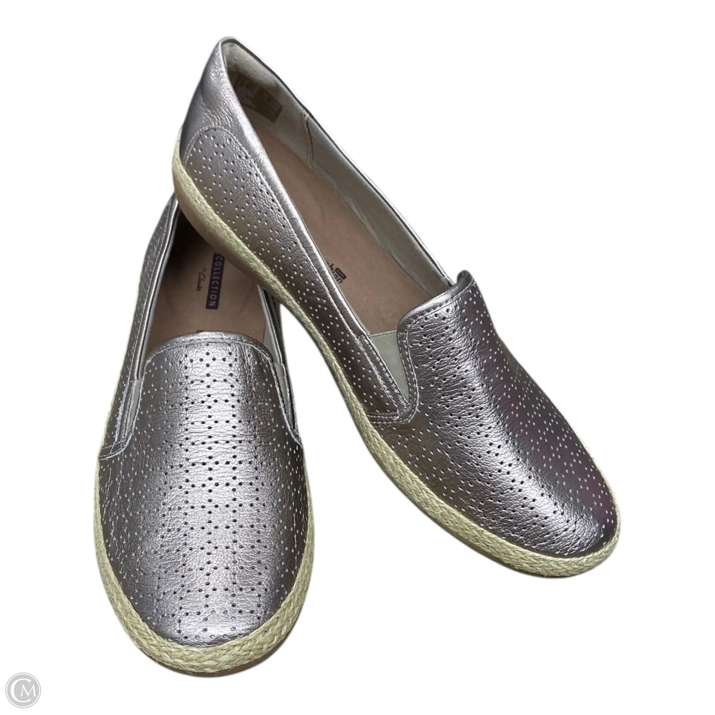 Shoes Flats By Clarks In Gold, Size: 9.5