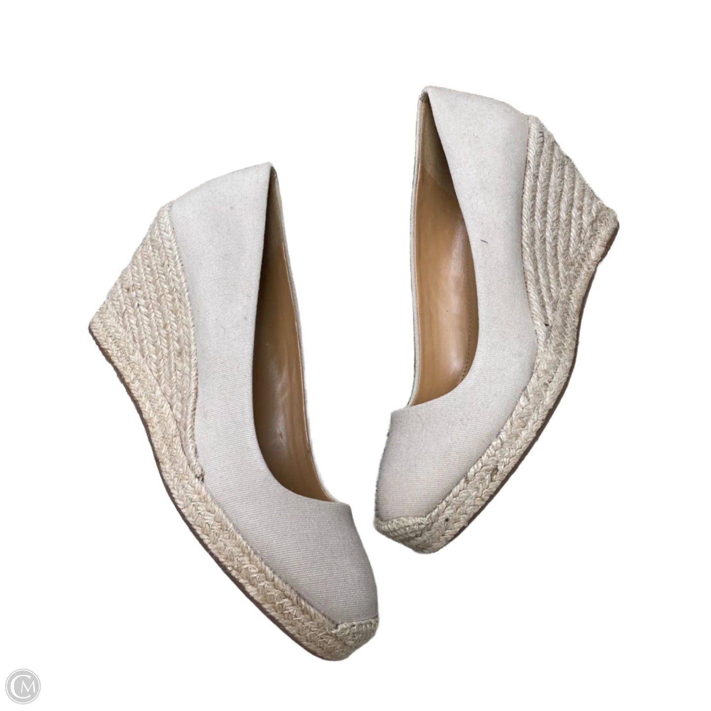Shoes Heels Wedge By J. Crew In Beige, Size: 9