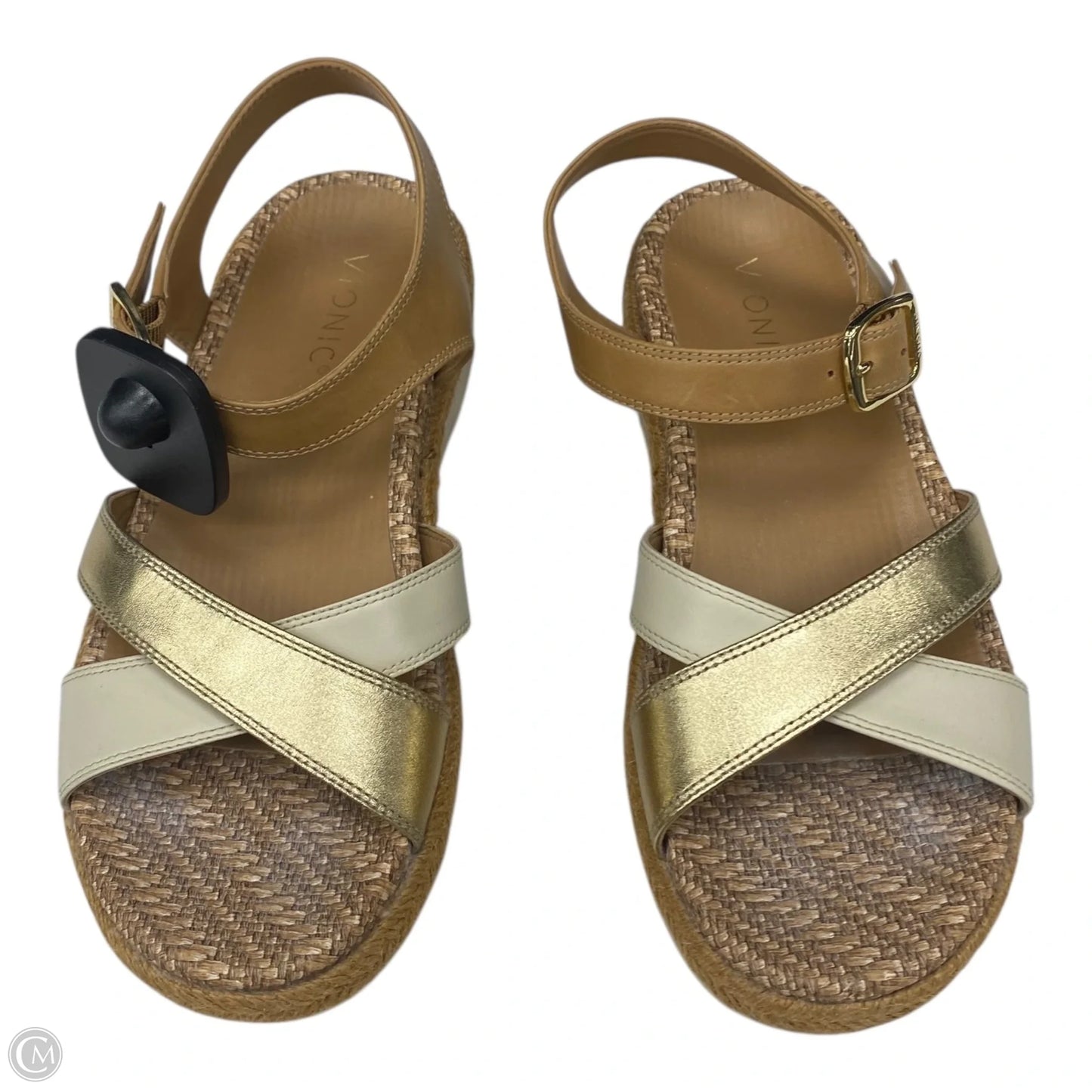 Sandals Flats By Vionic In Brown, Size: 6.5