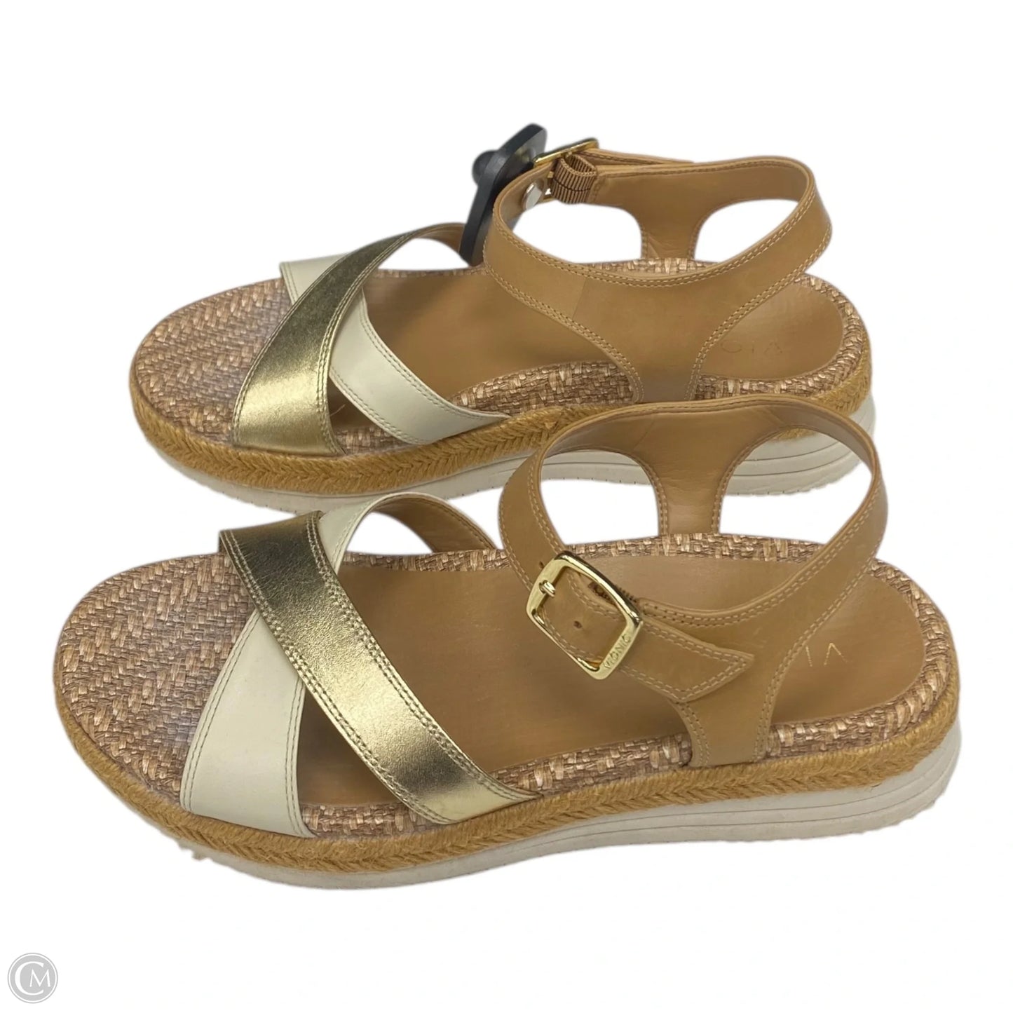 Sandals Flats By Vionic In Brown, Size: 6.5