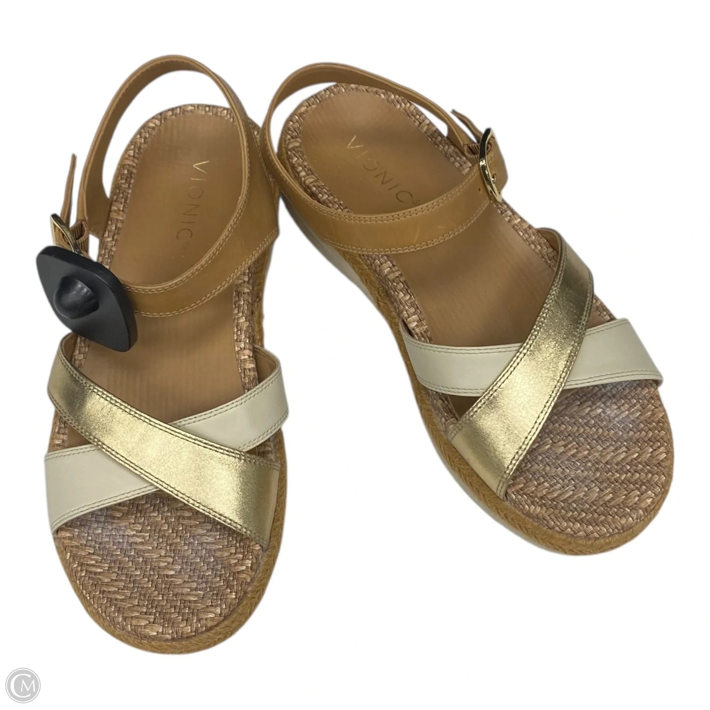 Sandals Flats By Vionic In Brown, Size: 6.5