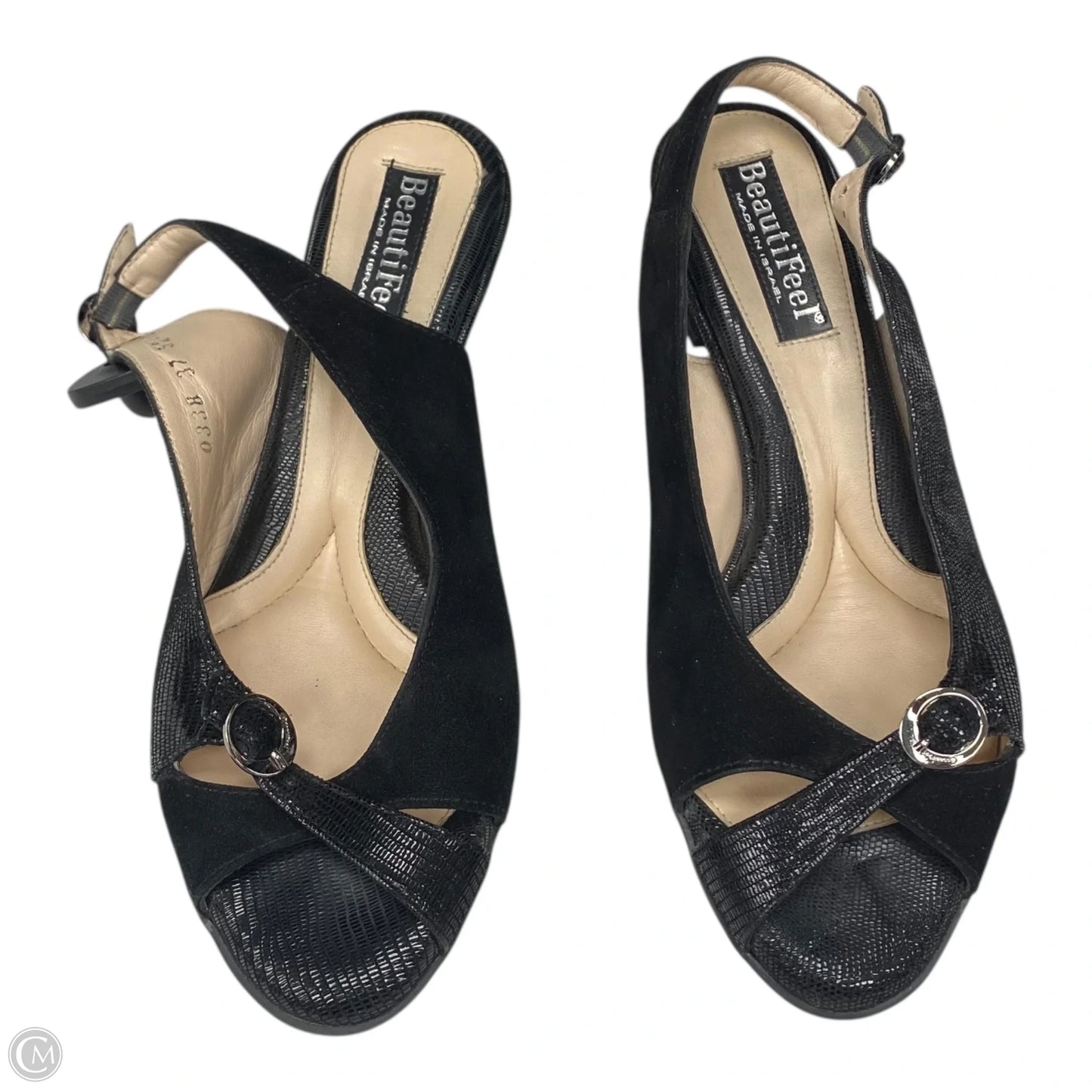 Shoes Heels Kitten By BeautiFeel In Black, Size: 6.5