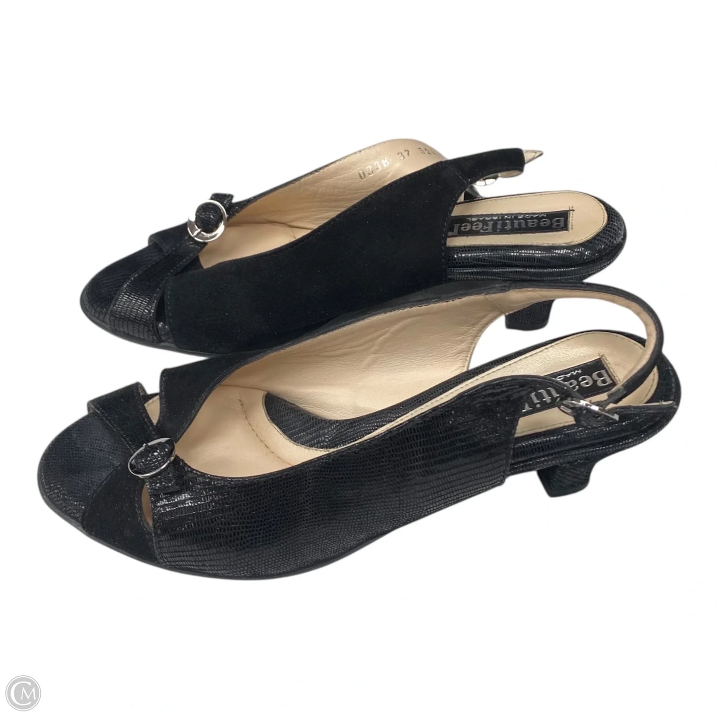 Shoes Heels Kitten By BeautiFeel In Black, Size: 6.5
