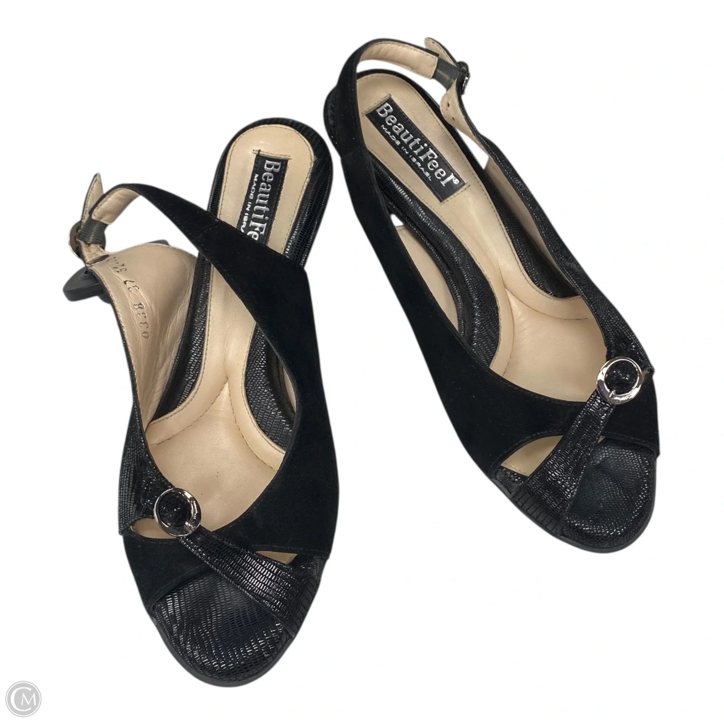 Shoes Heels Kitten By BeautiFeel In Black, Size: 6.5