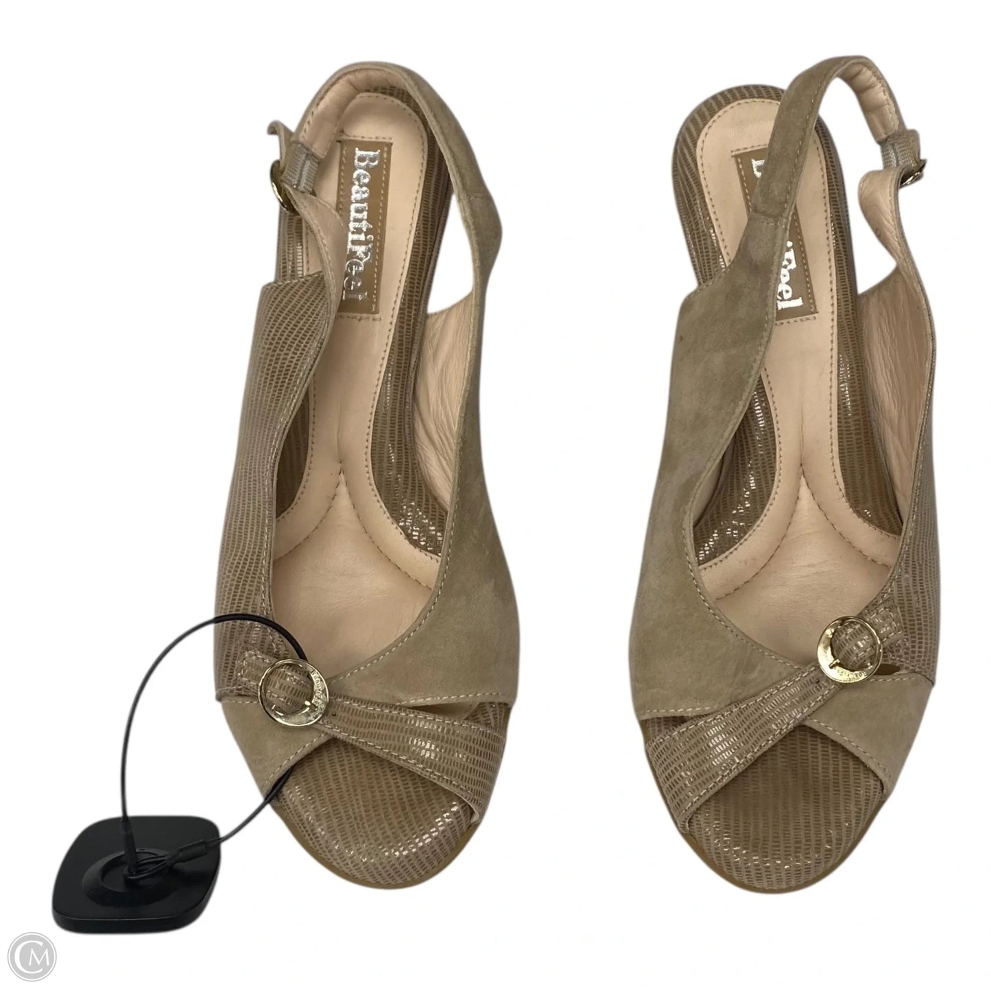 Shoes Heels Kitten By BeautiFeel In Beige, Size: 6.5