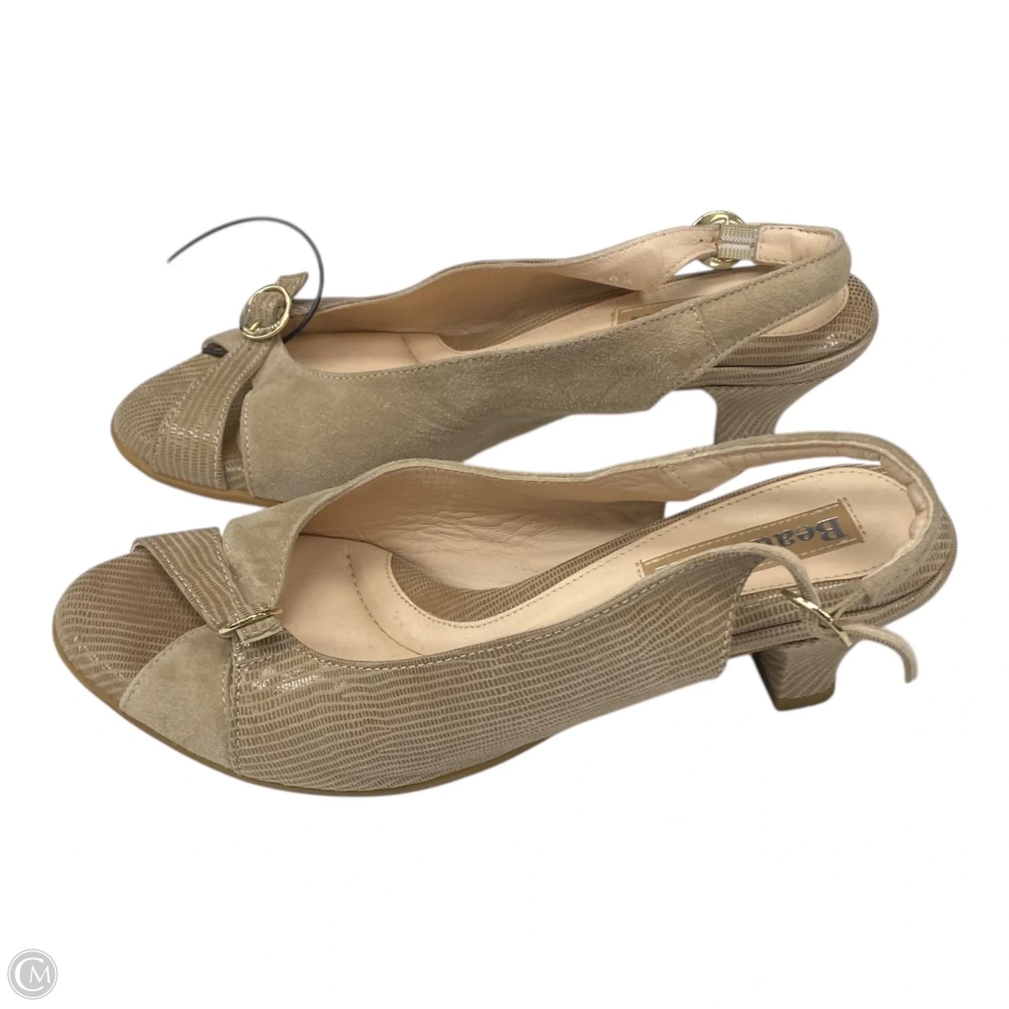 Shoes Heels Kitten By BeautiFeel In Beige, Size: 6.5