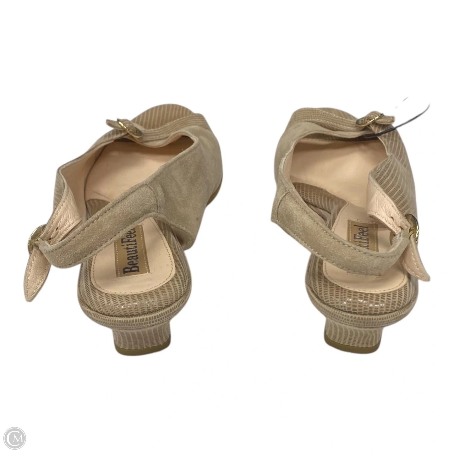 Shoes Heels Kitten By BeautiFeel In Beige, Size: 6.5