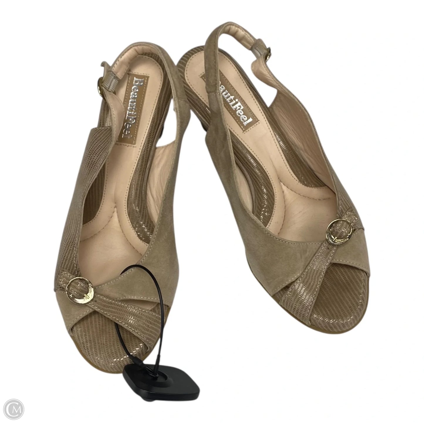 Shoes Heels Kitten By BeautiFeel In Beige, Size: 6.5