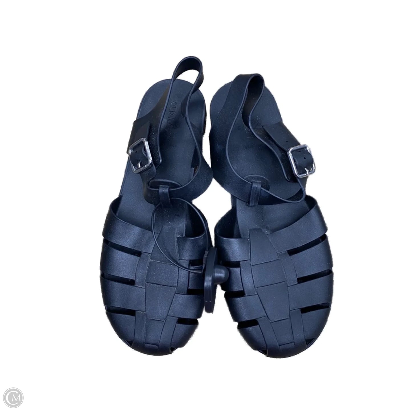 Sandals Flats By Old Navy In Black, Size: 8