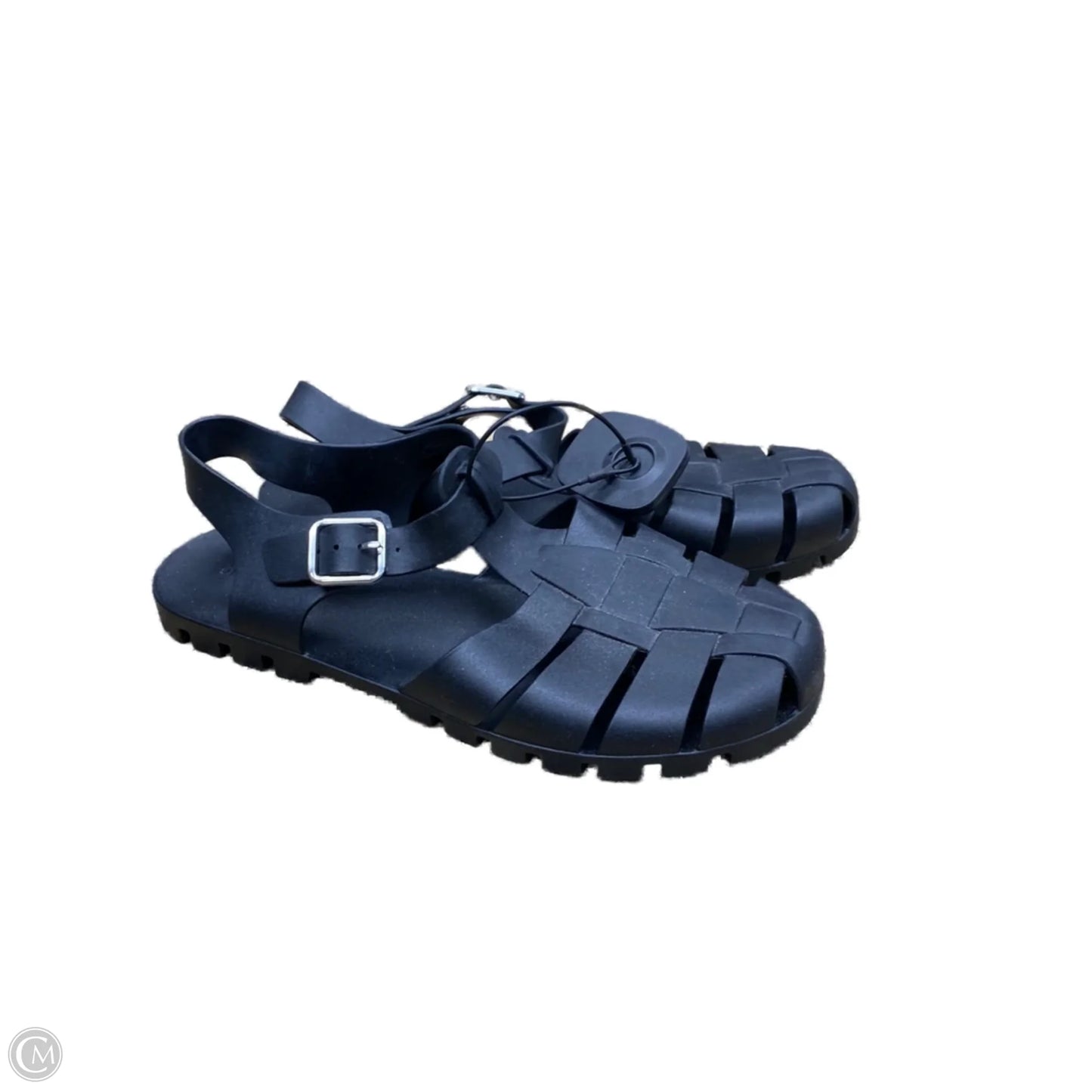 Sandals Flats By Old Navy In Black, Size: 8