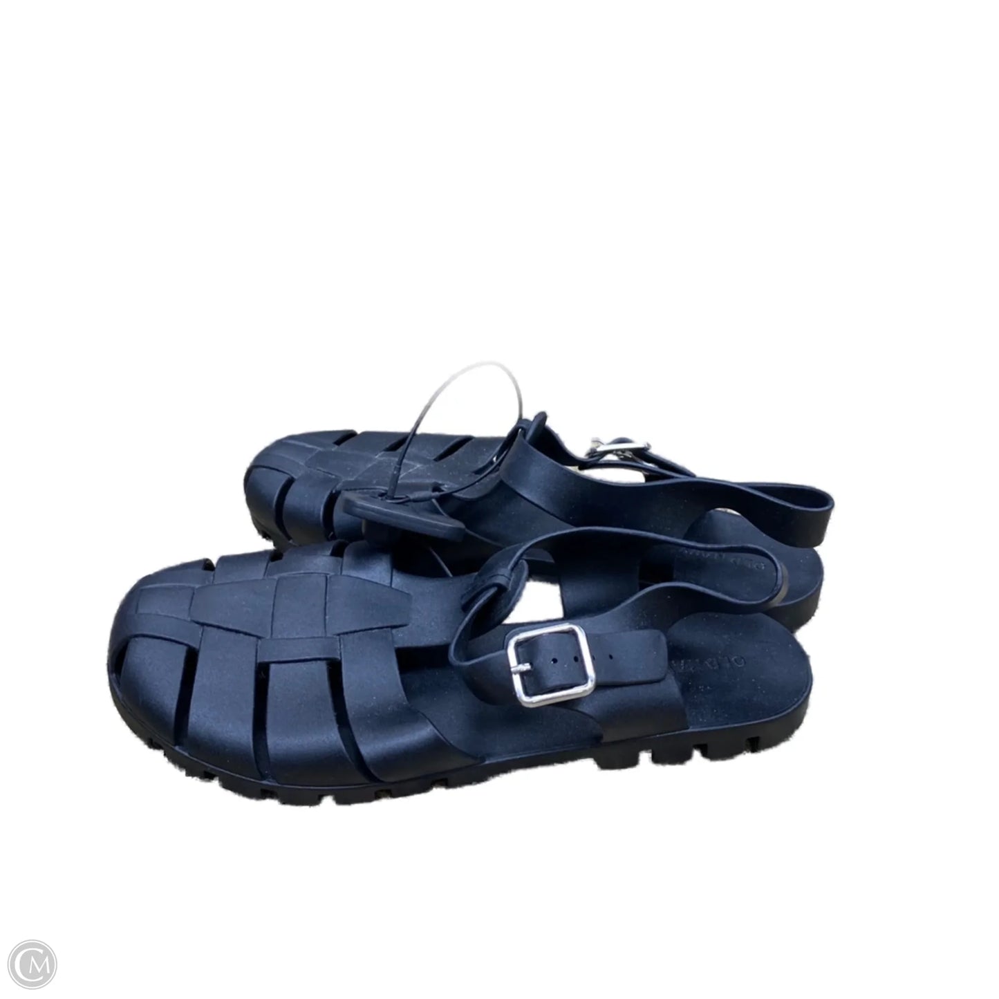 Sandals Flats By Old Navy In Black, Size: 8